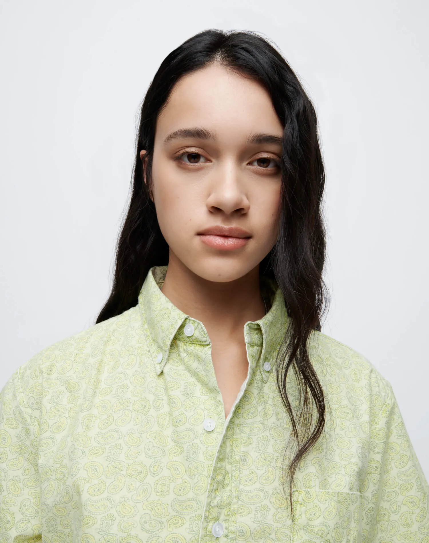 70s Short Sleeve Shirt - Citrus Paisley sold by Re/Done product image thumbnail 5