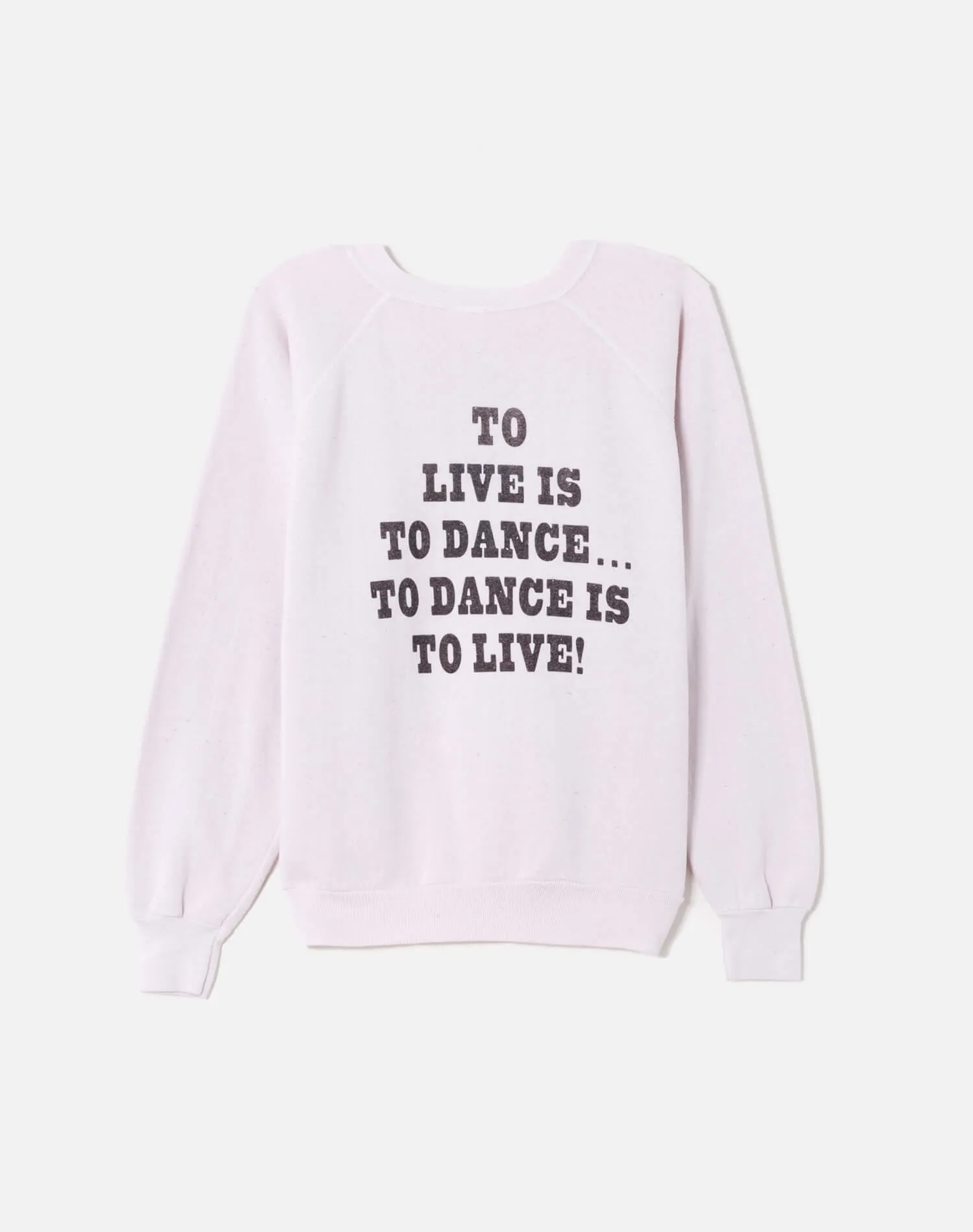 Upcycled "Snoopy Dancing" Sweatshirt in Heathered Light Pink - 11229747 sold by Re/Done product image thumbnail 2
