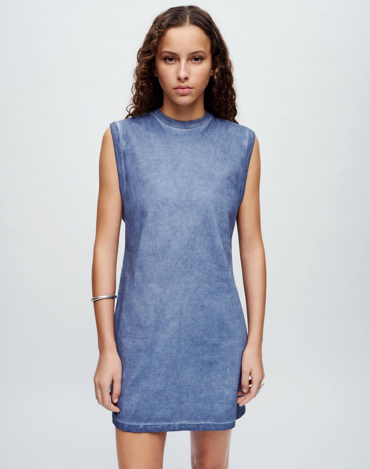 Hanes Muscle Tank Dress - Blue Haze sold by Re/Done product image thumbnail 2