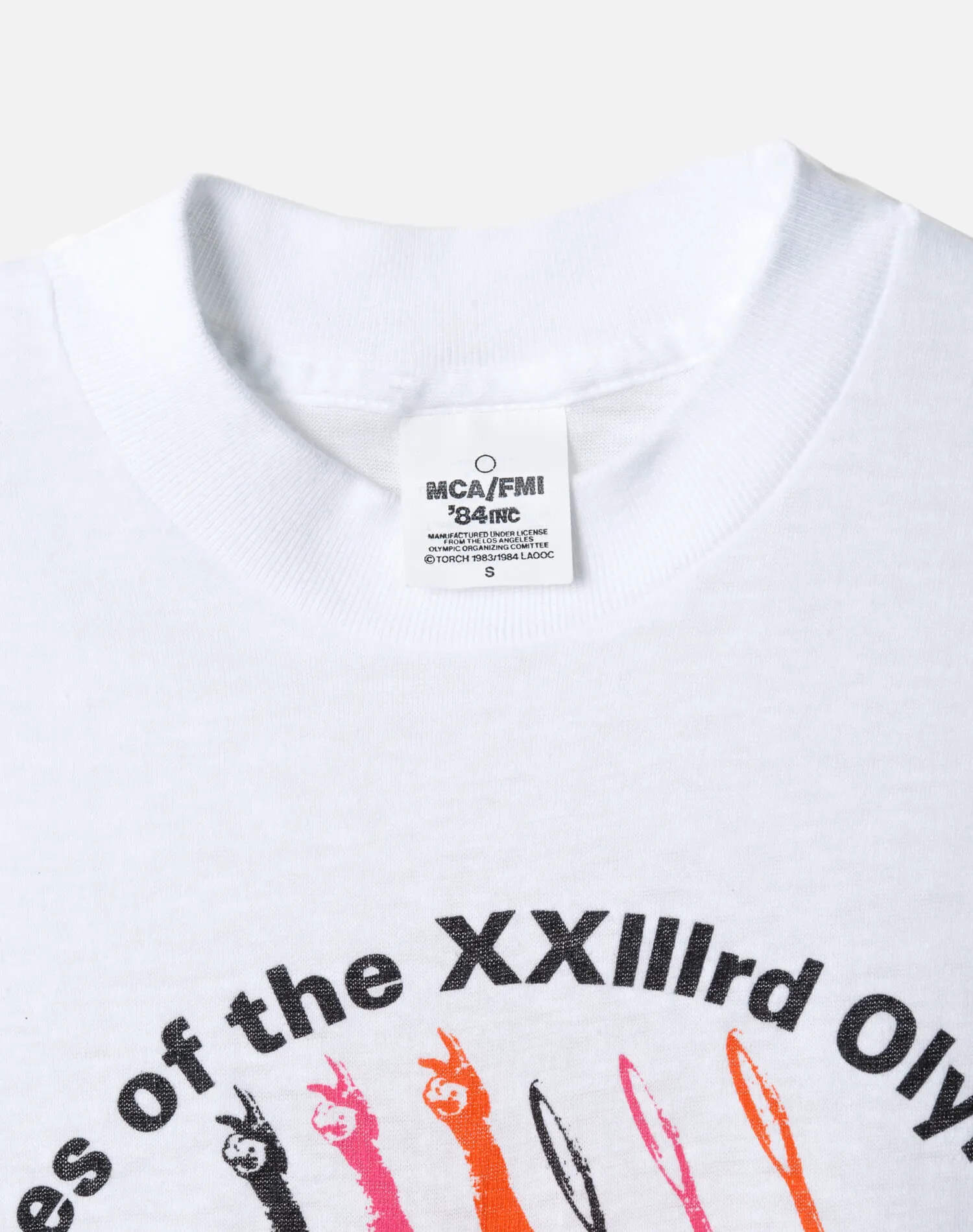 1984 LA Olympics Tennis Tee sold by Re/Done product image thumbnail 3