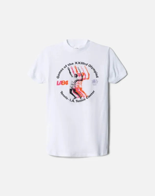 1984 LA Olympics Tennis Tee made by Re/Done