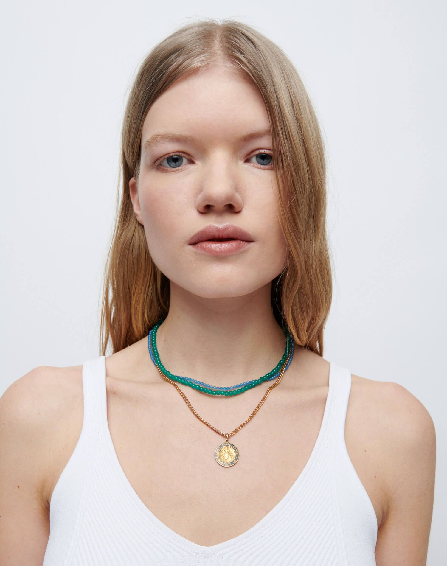 90s Rib Crop Top - White sold by Re/Done product image thumbnail 2