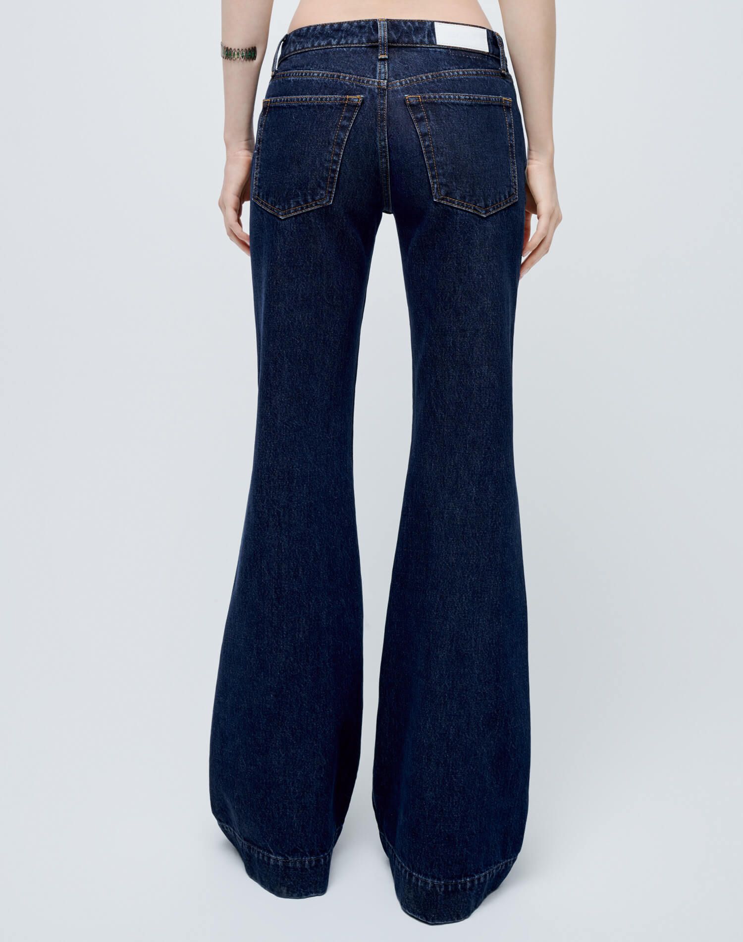 70s Low Rise Bell Bottom - Heritage Rinse sold by Re/Done product image thumbnail 4