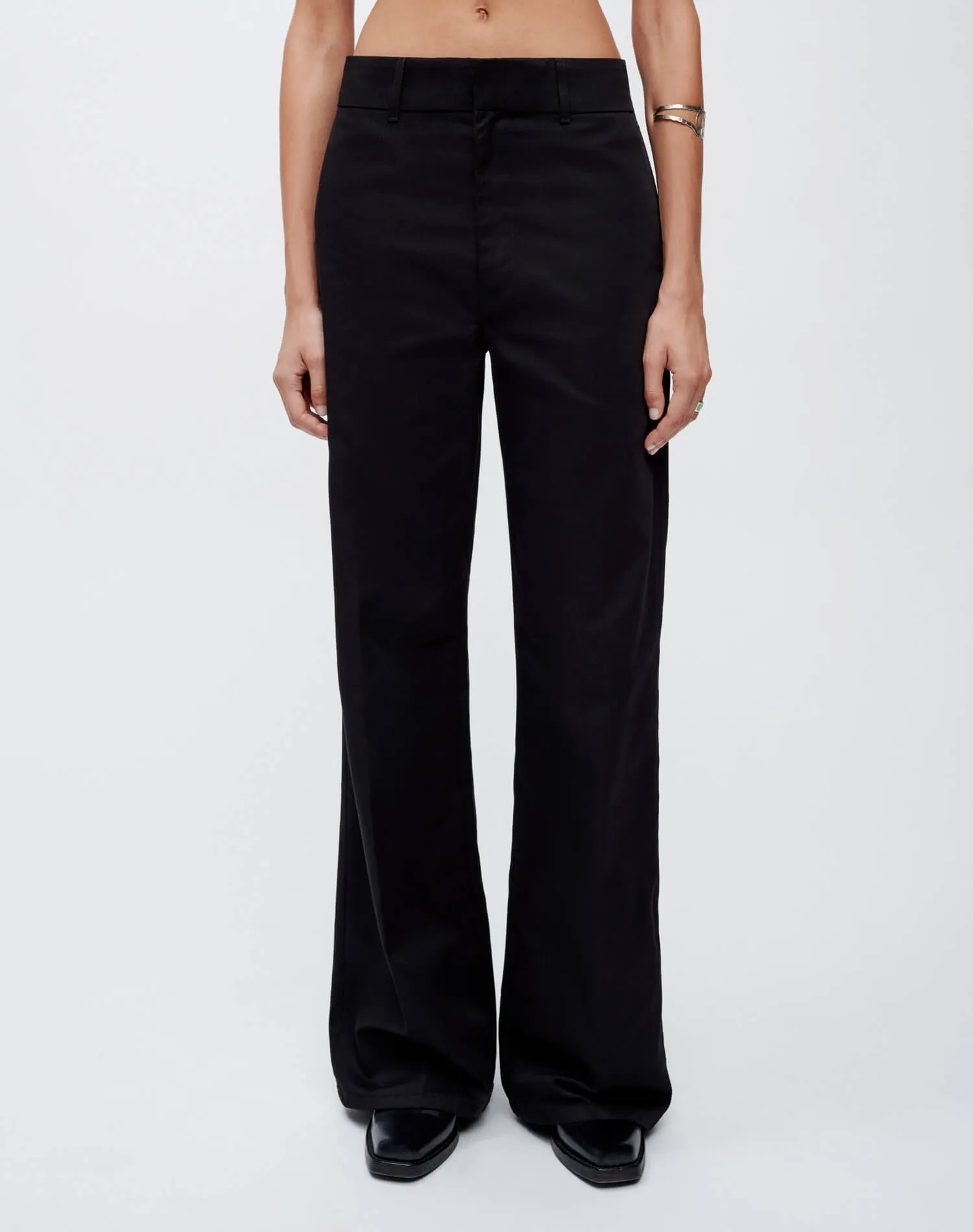 Super Wide Leg Trouser - Black sold by Re/Done