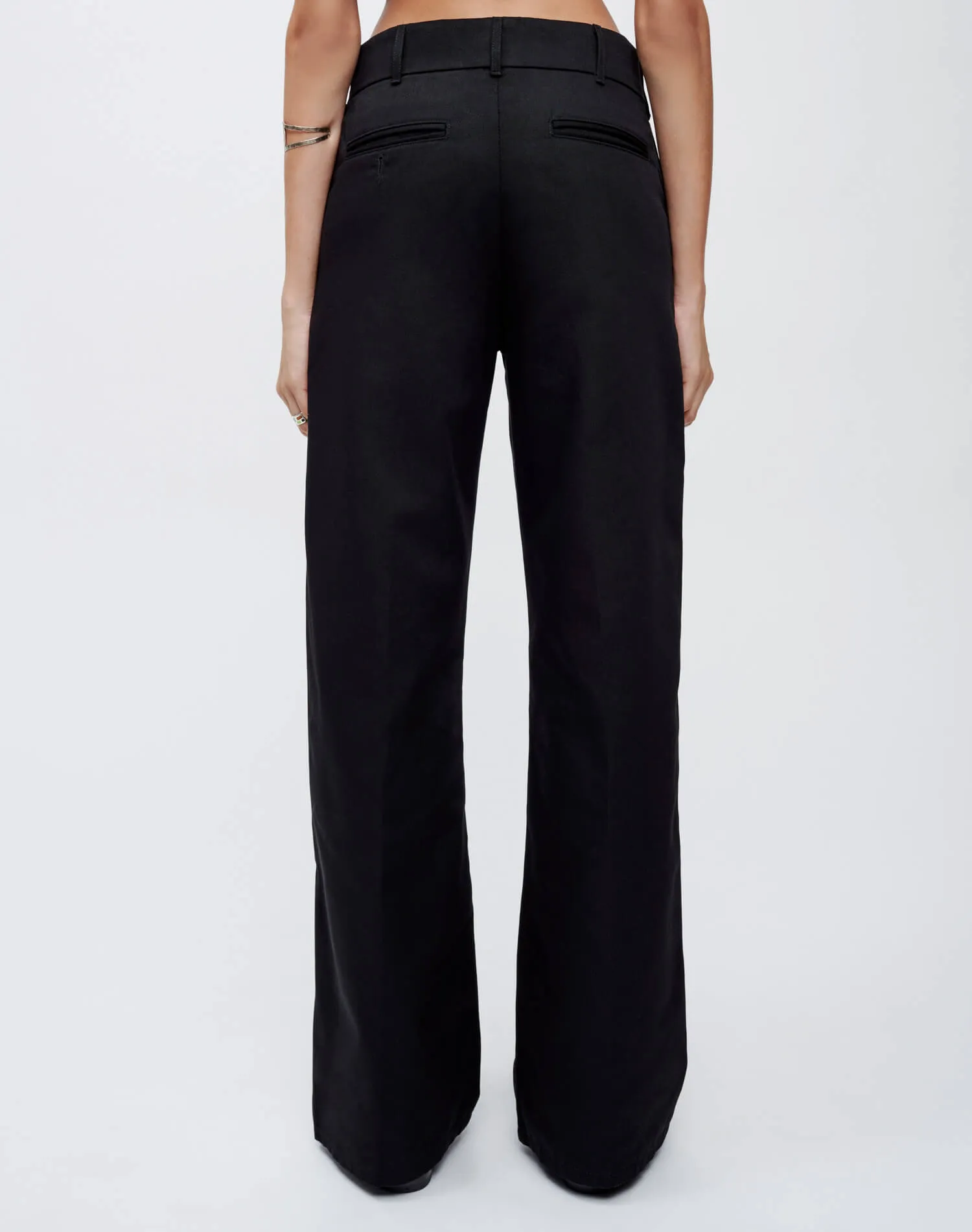 Super Wide Leg Trouser - Black sold by Re/Done product image thumbnail 4