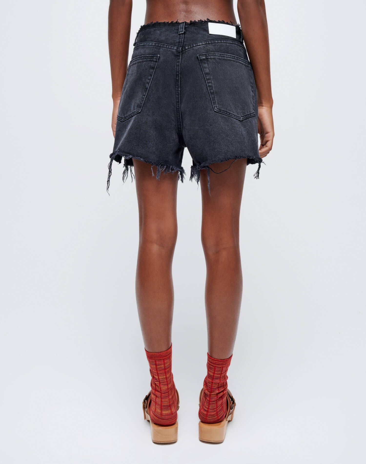 Raw Waist Cutoff - Black sold by Re/Done product image thumbnail 4