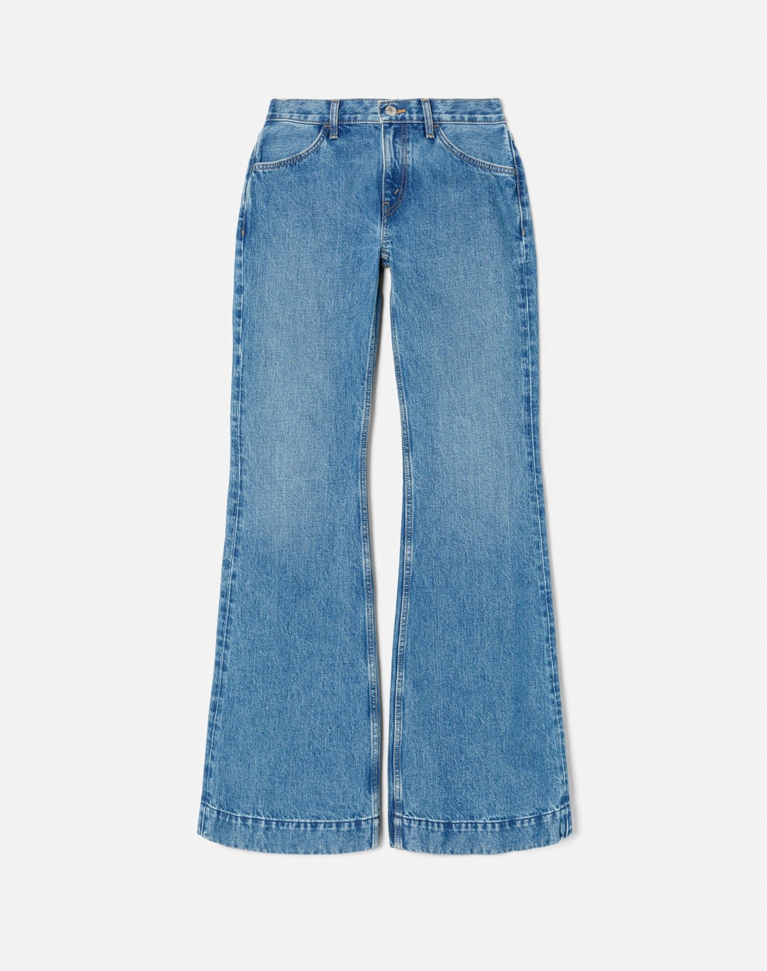 70s Low Rise Bell Bottom - Clean Moon Stoned sold by Re/Done