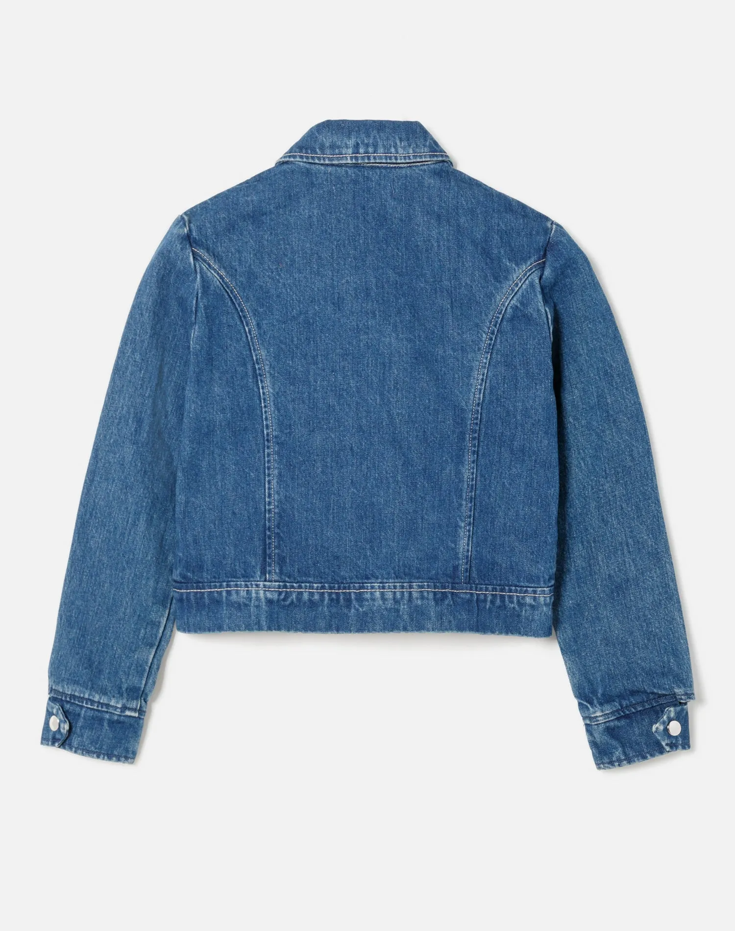 Shrunken Two Pocket Jacket - Iron Blue sold by Re/Done product image thumbnail 2