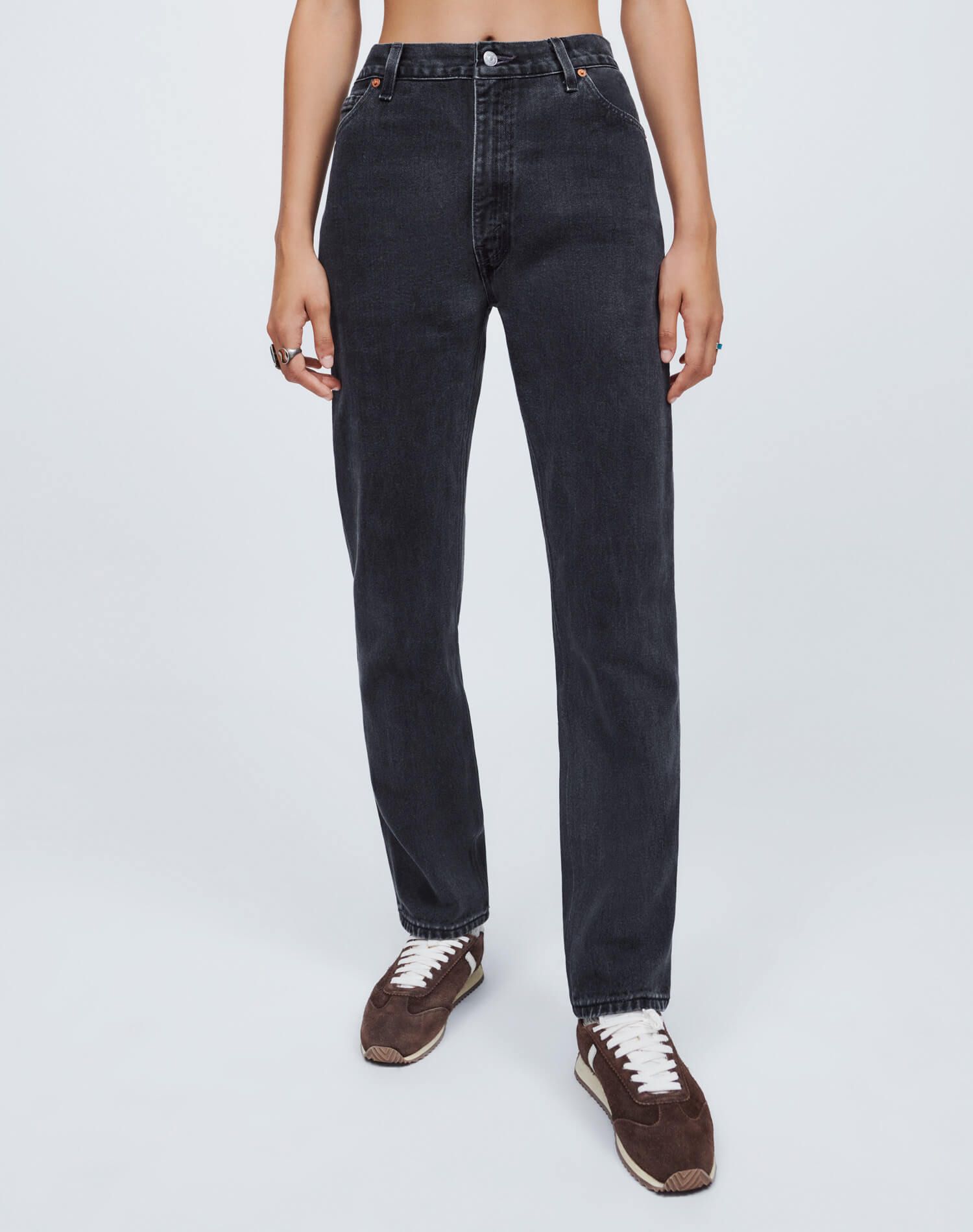 Levi's 70s Straight - Black sold by Re/Done product image thumbnail 3