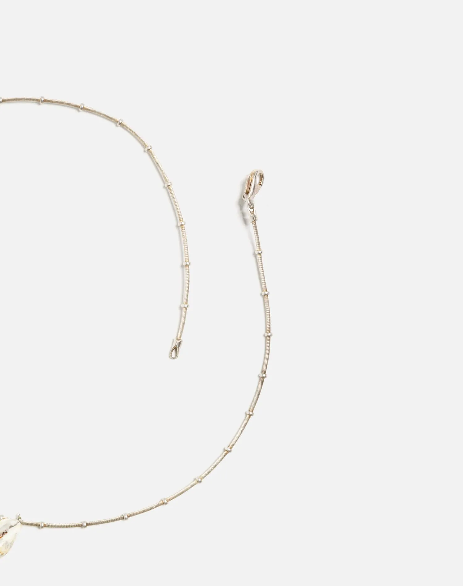 70s Sterling Silver Shell Choker sold by Re/Done product image thumbnail 3