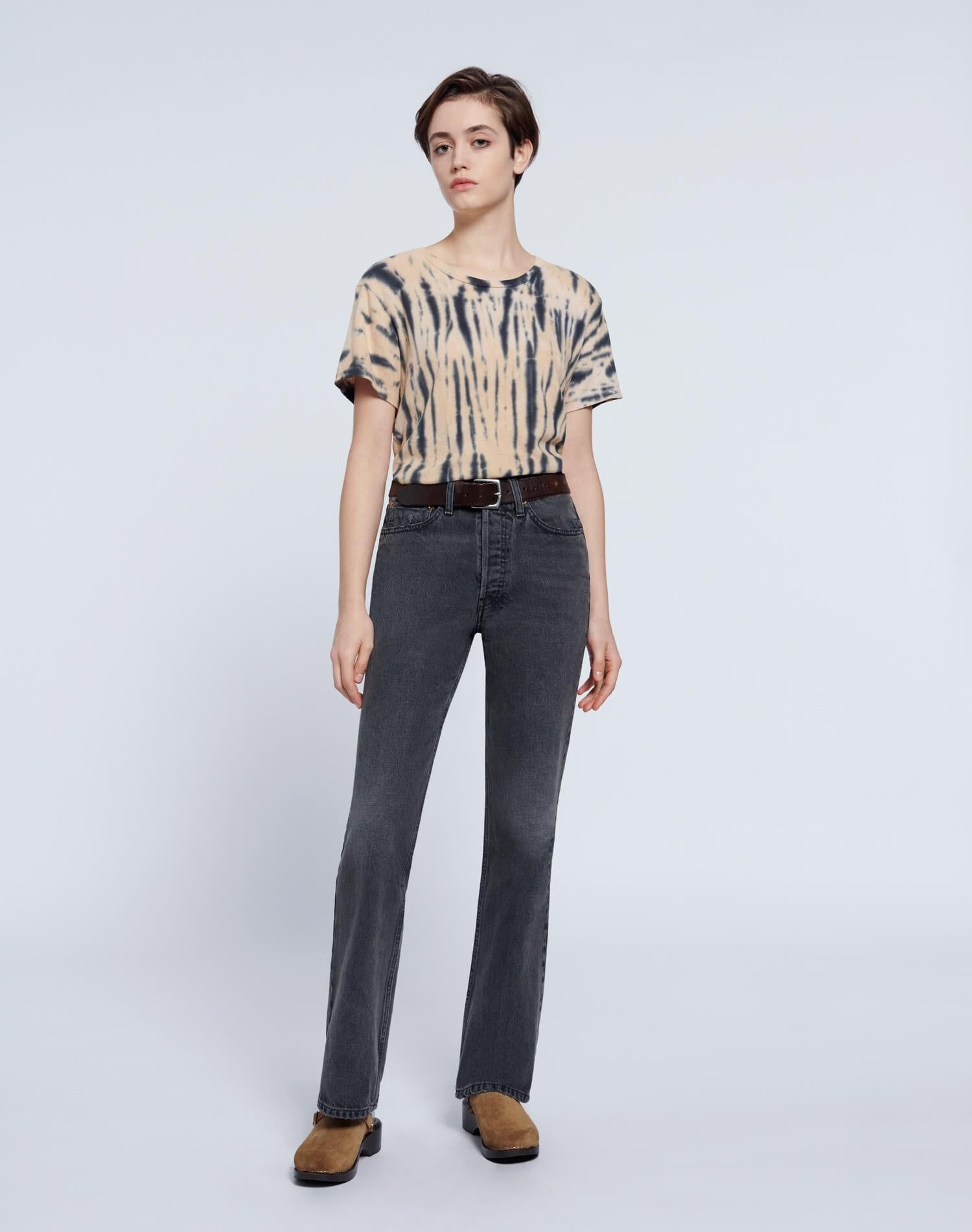 70s Loose Tee - Tiger Dye sold by Re/Done product image thumbnail 3
