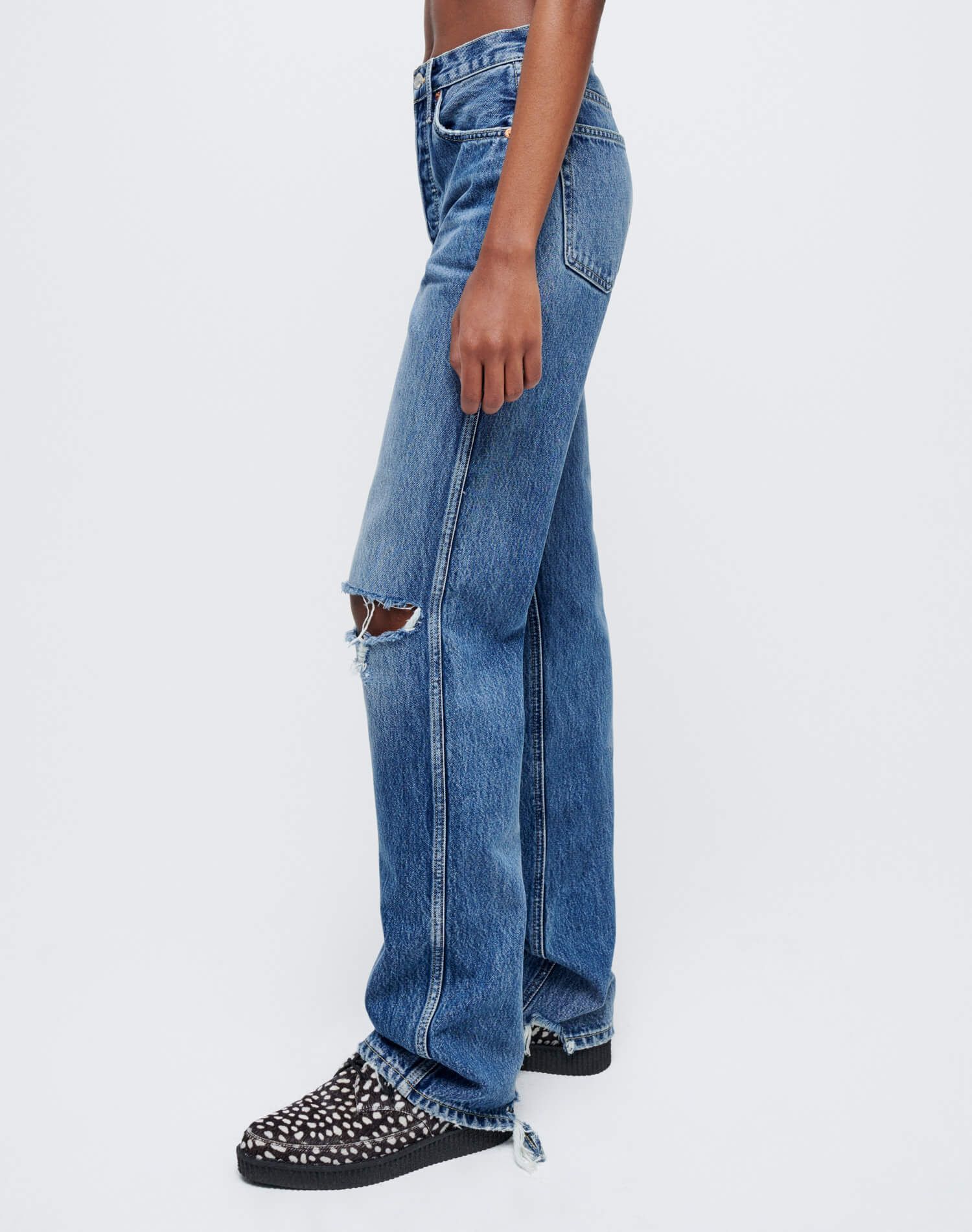 90s High Rise Loose - Destroyed Mar sold by Re/Done product image thumbnail 3