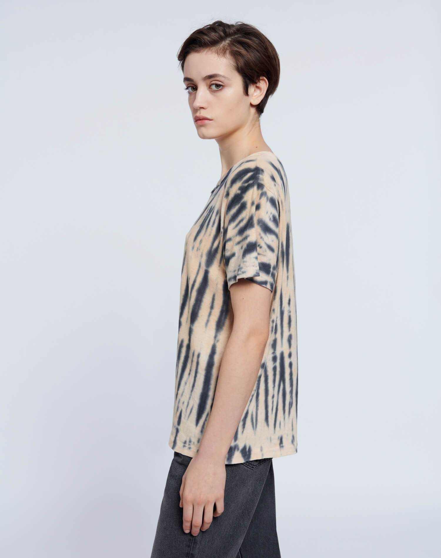 70s Loose Tee - Tiger Dye sold by Re/Done product image thumbnail 5