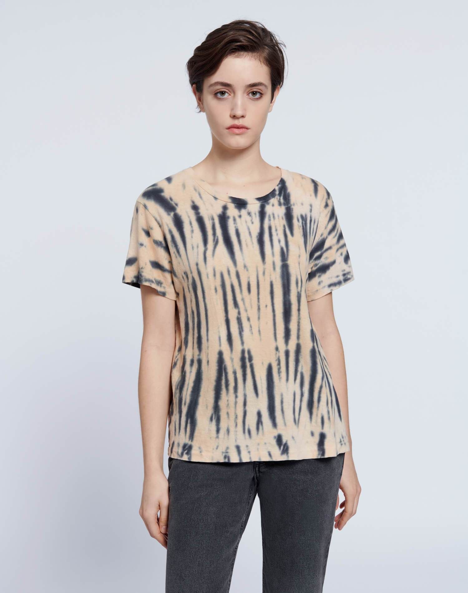 70s Loose Tee - Tiger Dye sold by Re/Done product image thumbnail 2