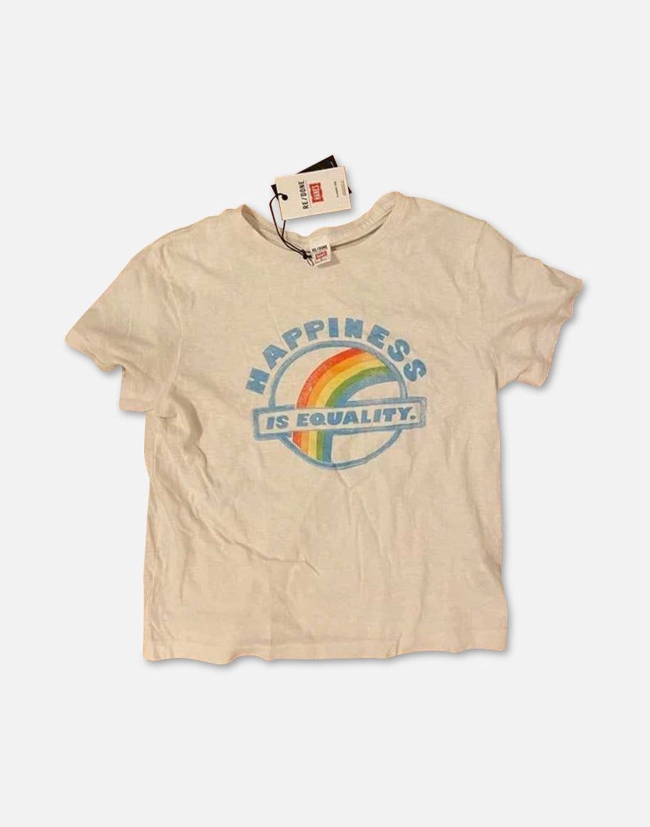 Classic "Equality" Tee - Vintage White sold by Re/Done