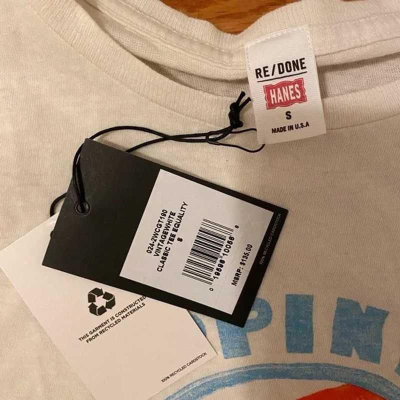 Classic "Equality" Tee - Vintage White sold by Re/Done product image thumbnail 3