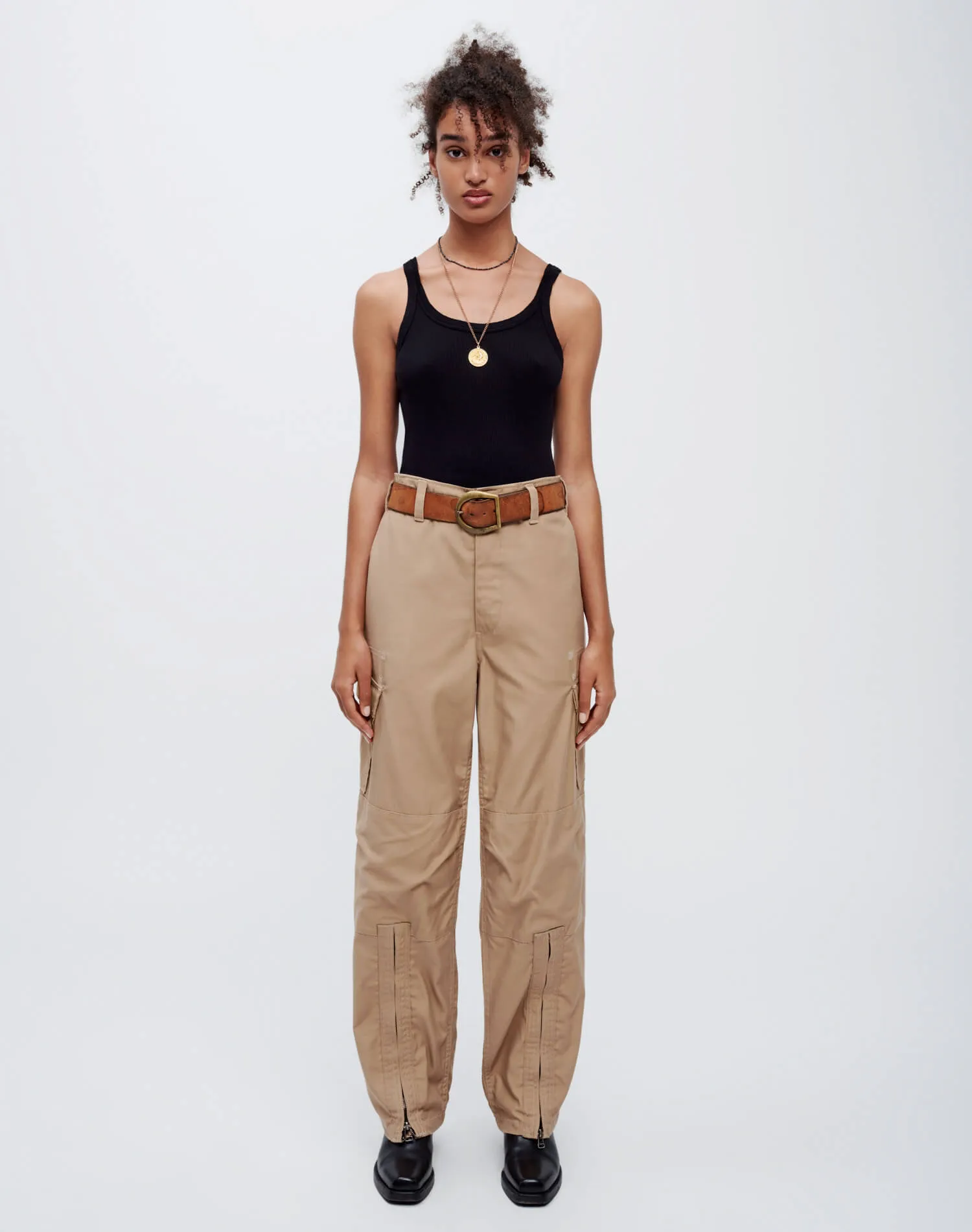 Upcycled Cargo - Khaki sold by Re/Done product image thumbnail 4
