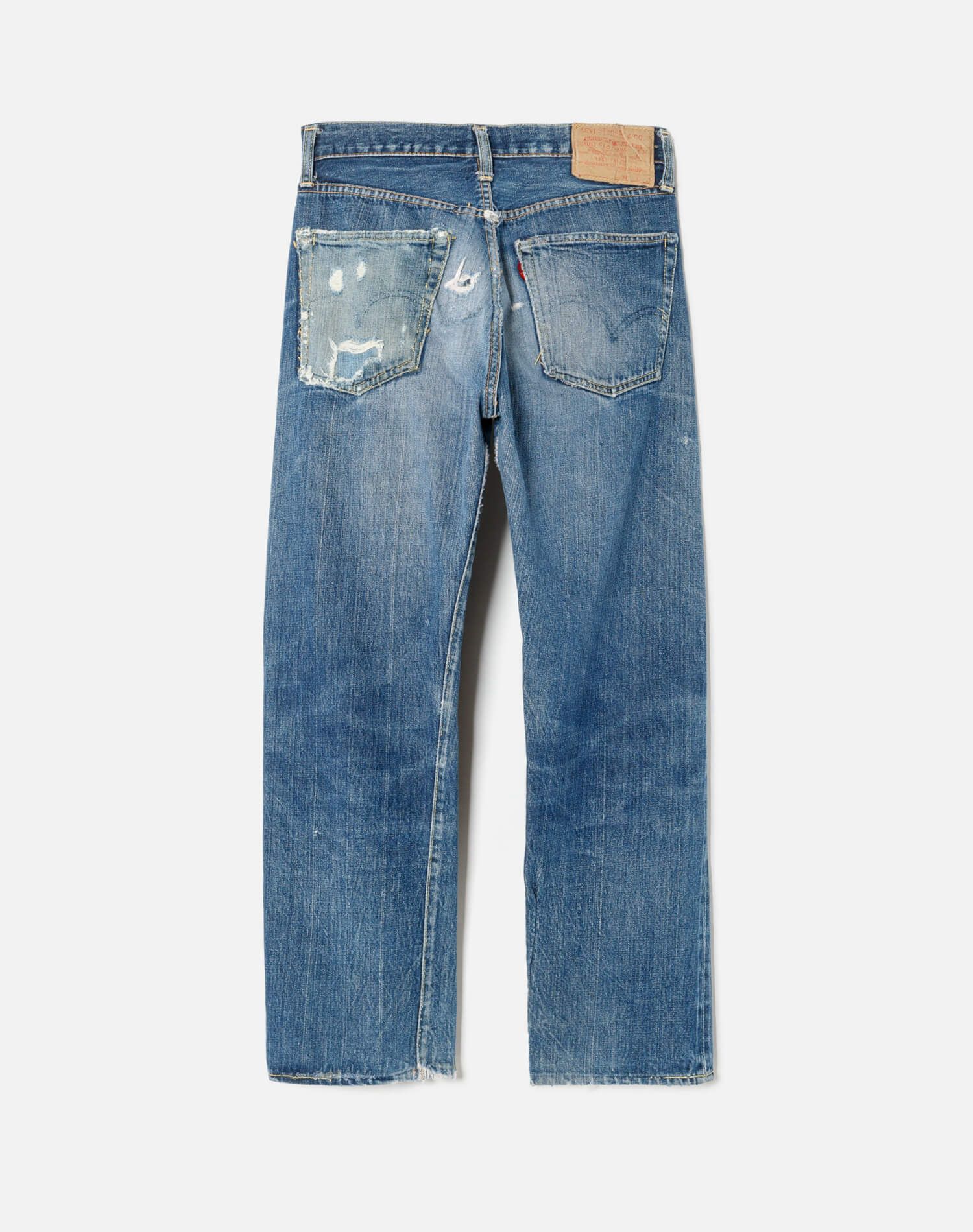 1950s Vintage Levi's 501 Redline Selvedge Patched Jean Size 25 - #145 sold by Re/Done product image thumbnail 2