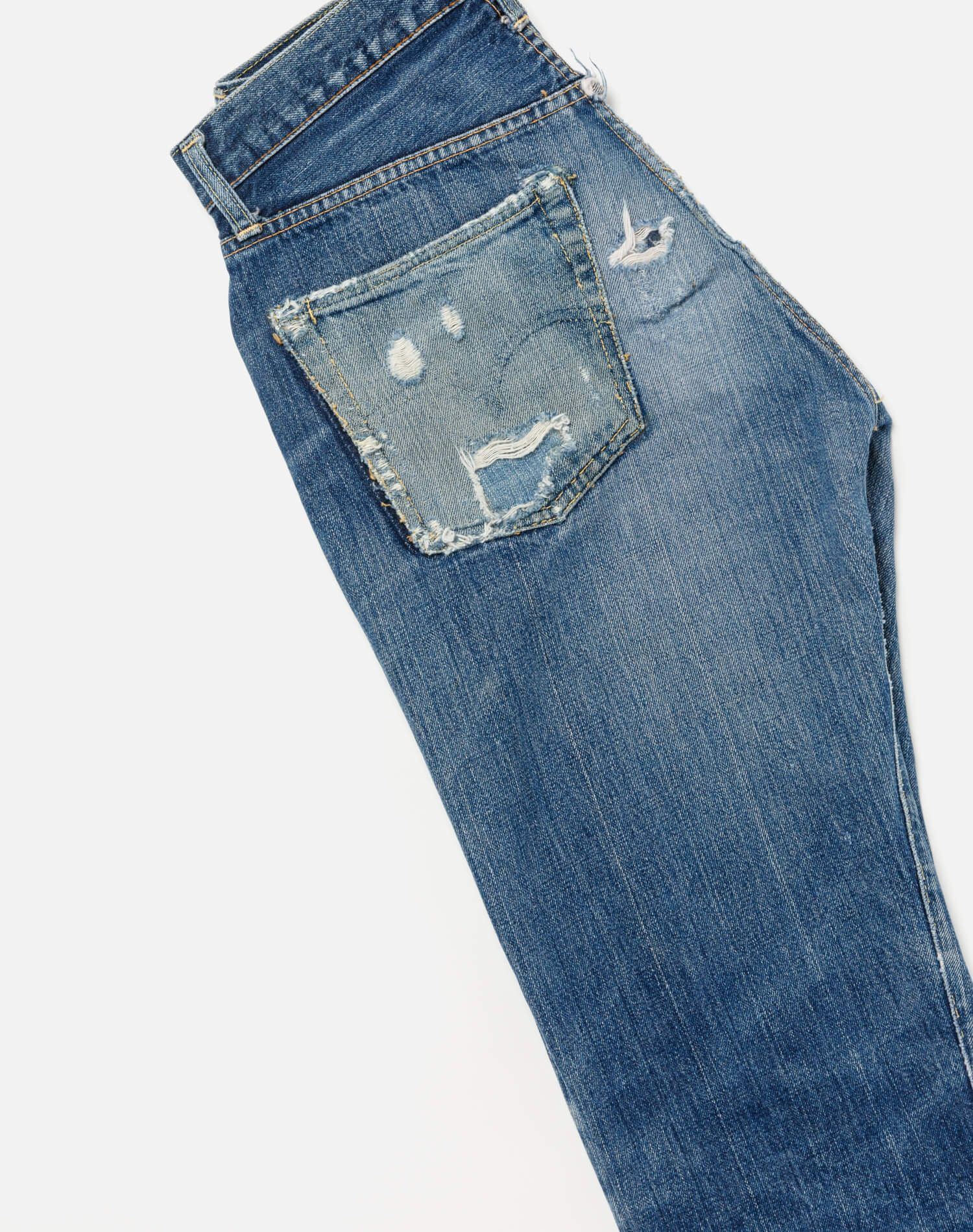 1950s Vintage Levi's 501 Redline Selvedge Patched Jean Size 25 - #145 sold by Re/Done product image thumbnail 4