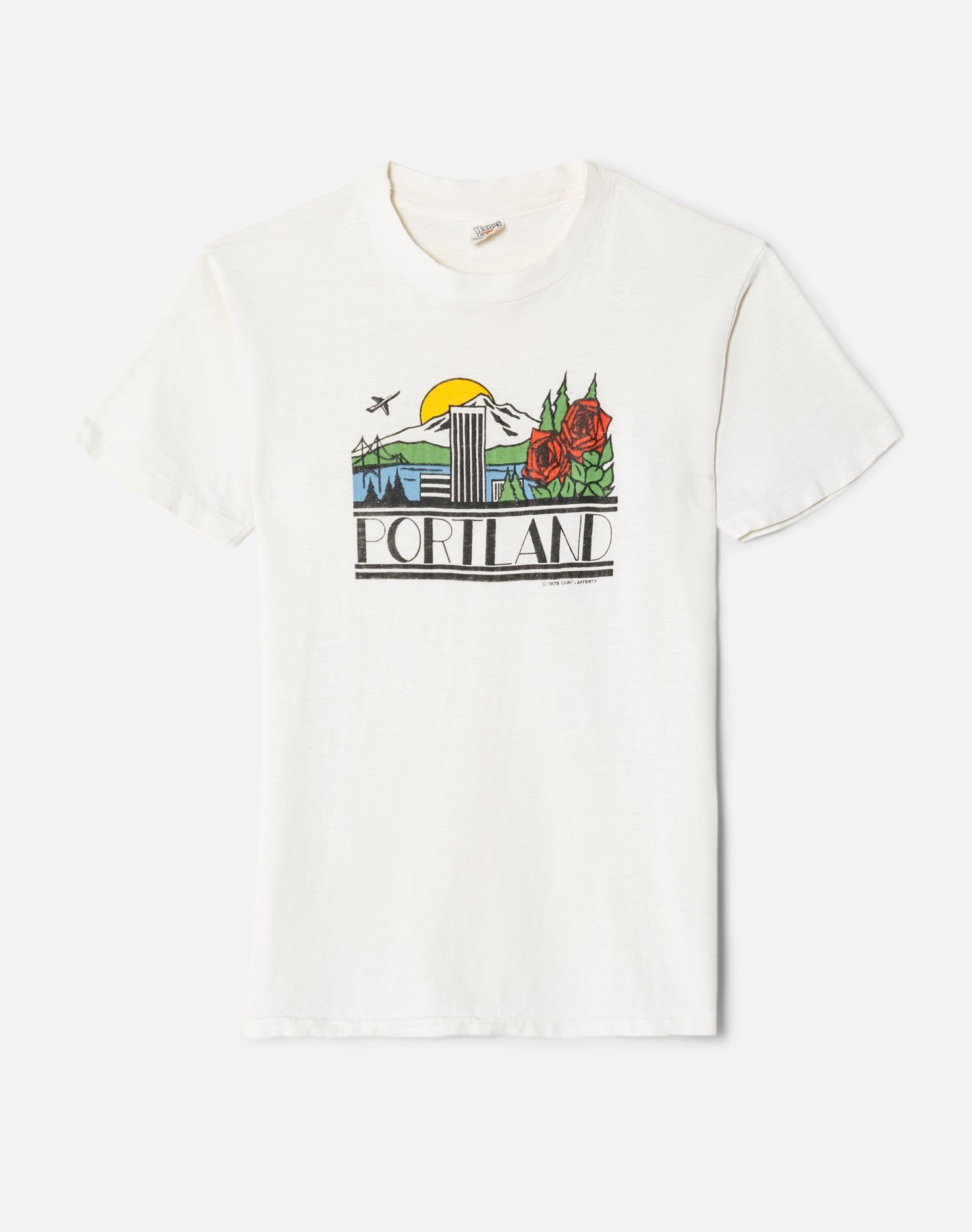 70s Portland Tee sold by Re/Done