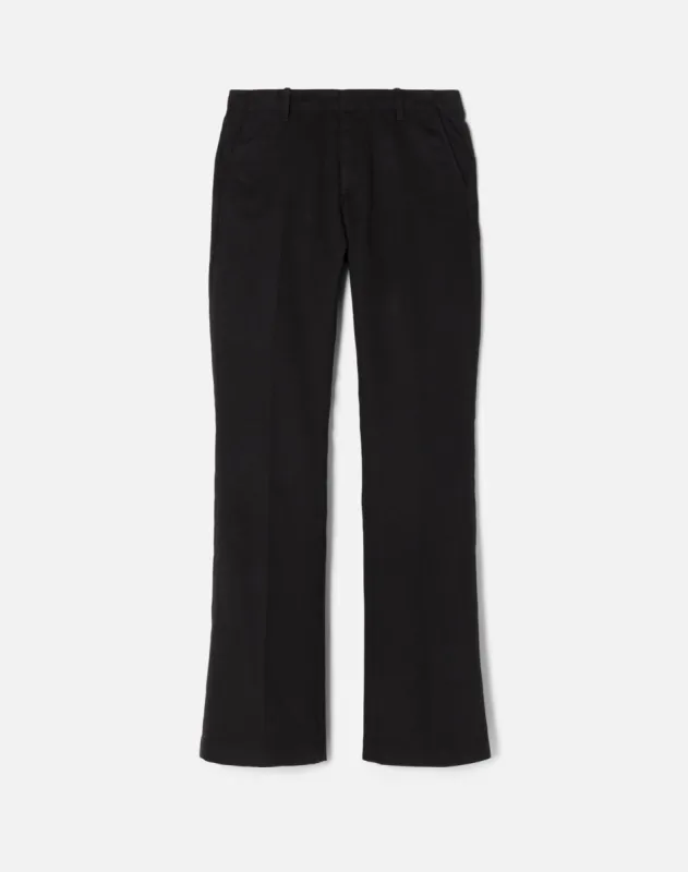 Mid Rise Flared Trouser - Black sold by Re/Done