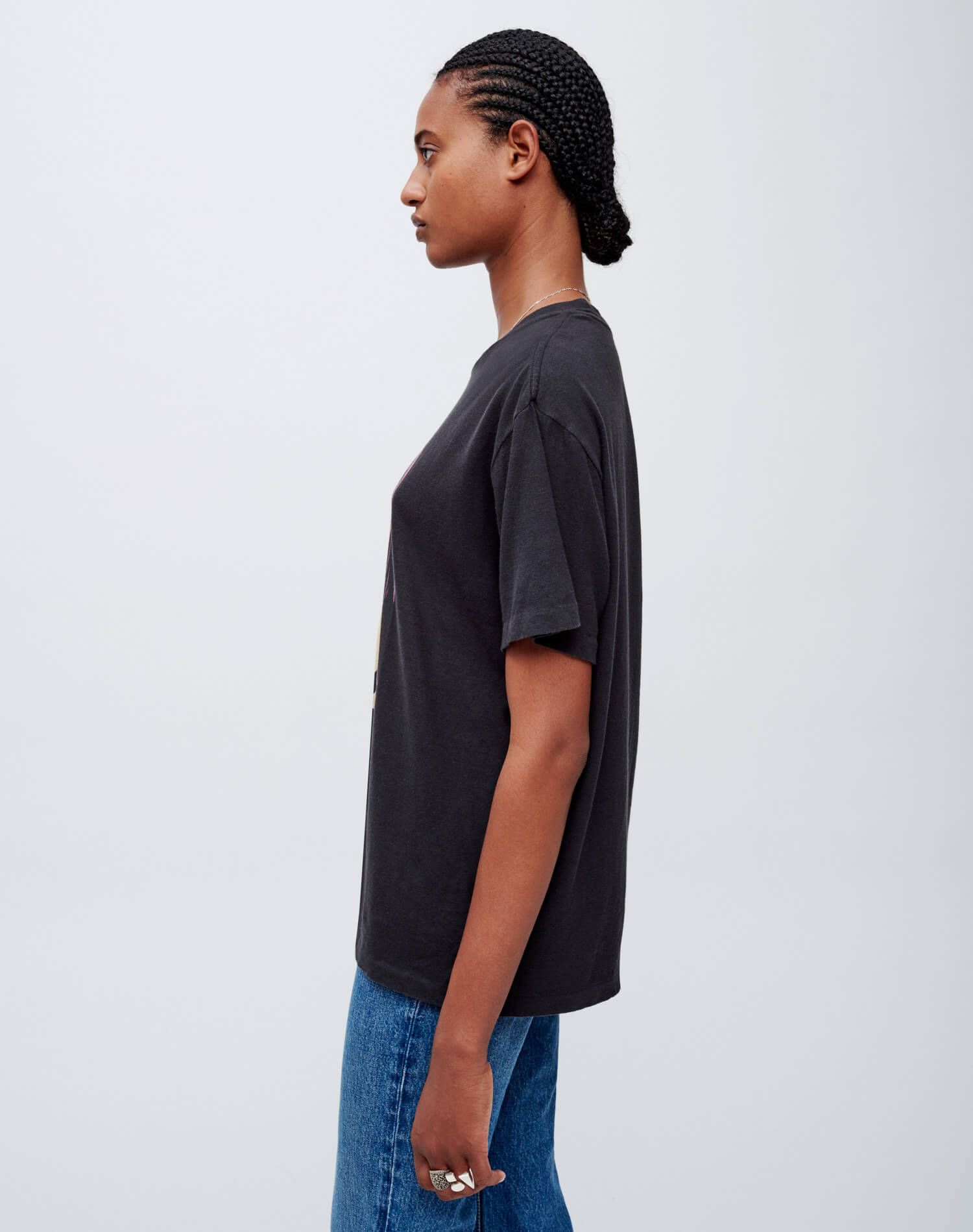 90s Easy "Are You Sure" Tee - Washed Black sold by Re/Done product image thumbnail 4