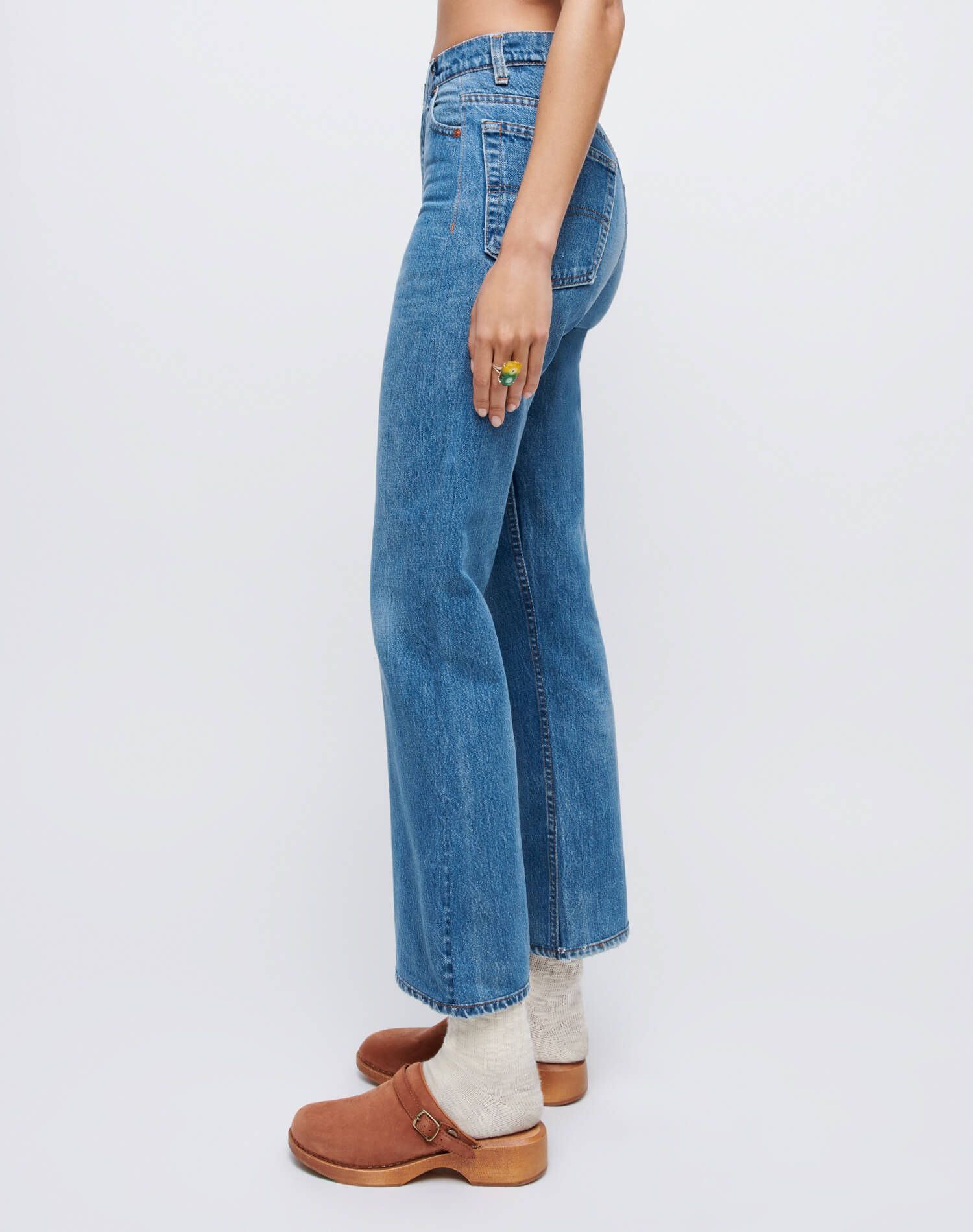Levi's 70s Loose Flare - Indigo sold by Re/Done product image thumbnail 5