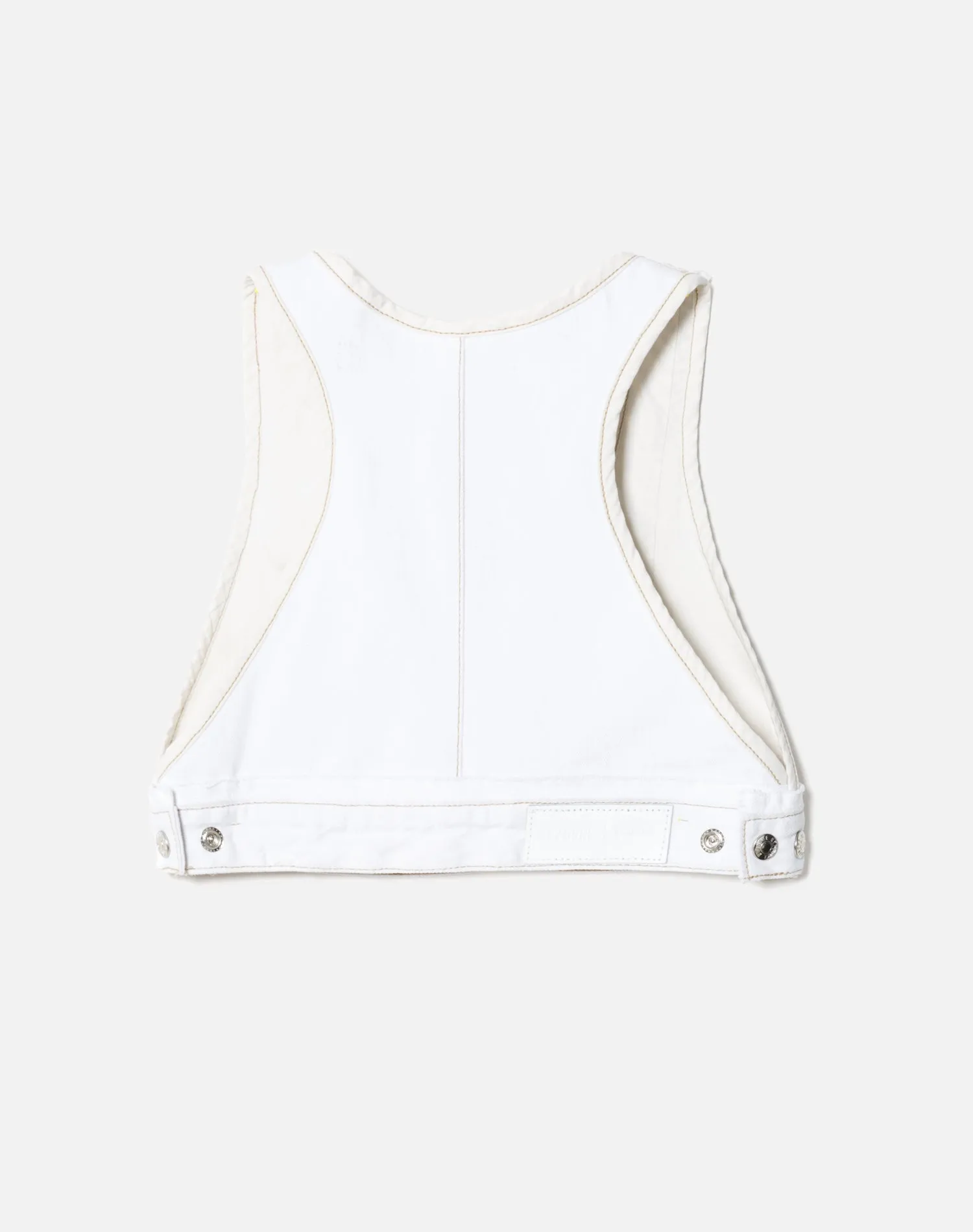 Bra Top in White sold by Re/Done product image thumbnail 2