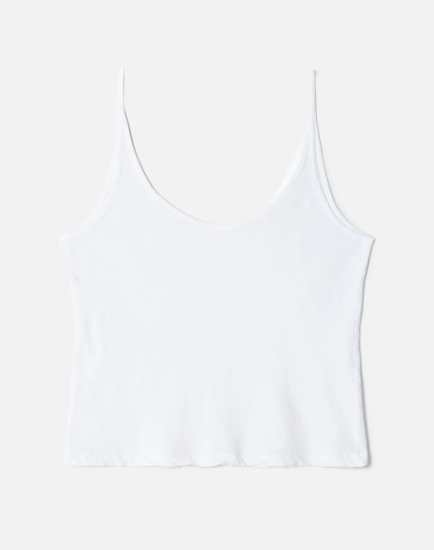 Hanes Sheer Spaghetti Strap Tank - Optic White sold by Re/Done product image thumbnail 2