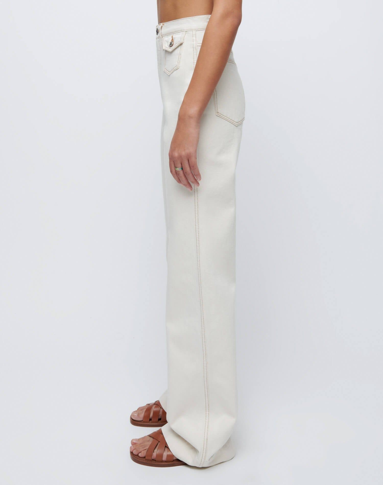 70s Pocket Wide Leg - Rinsed Birch sold by Re/Done product image thumbnail 5