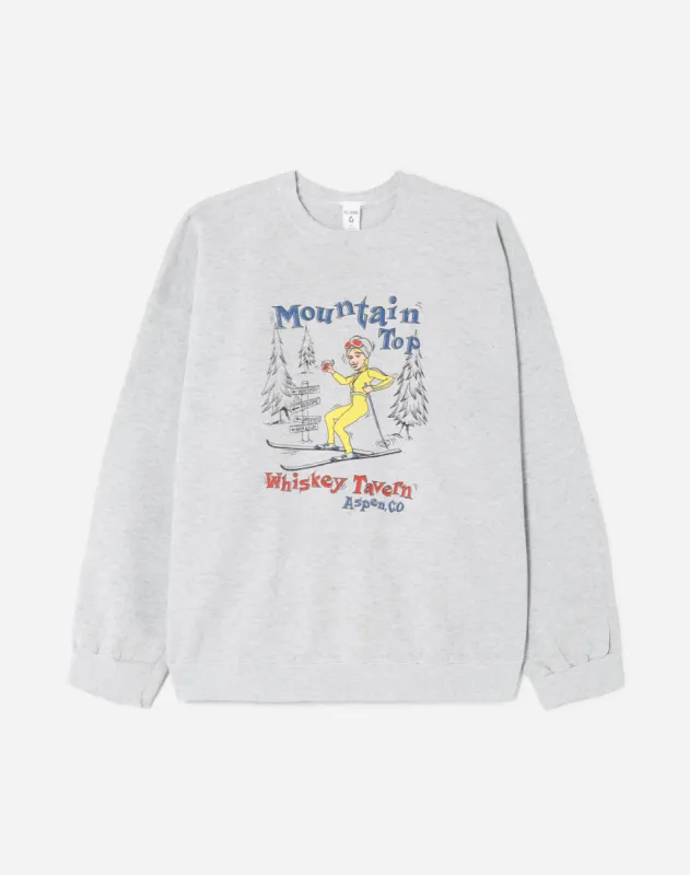 Upcycled "Aspen" Sweatshirt - Grey made by Re/Done