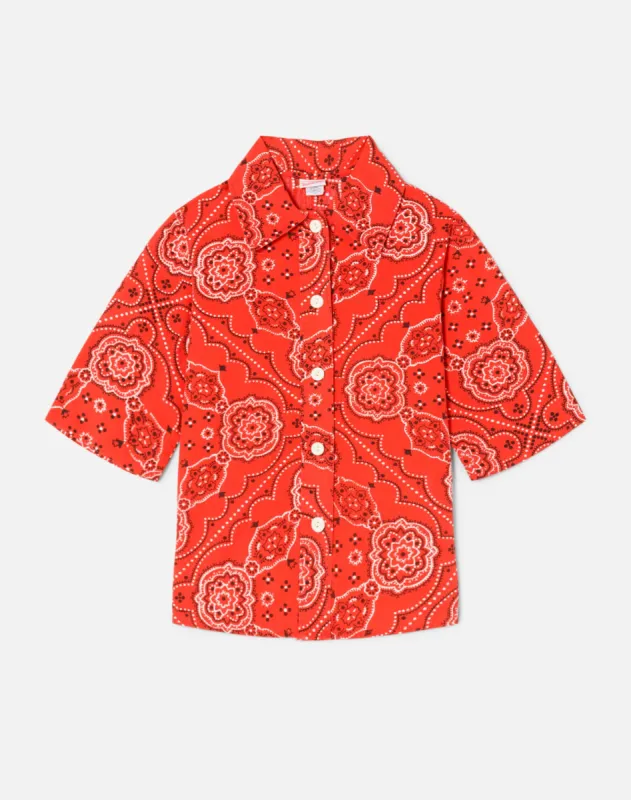 60s Bandana Button Up Shirt - #30 sold by Re/Done