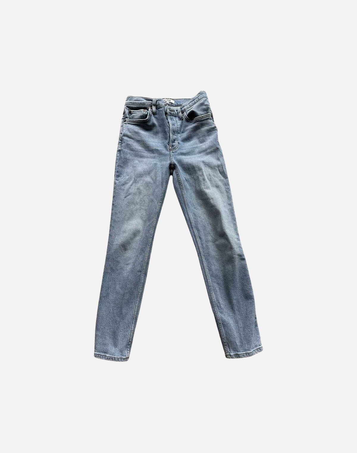 Comfort Stretch High Rise Ankle Crop - Mid 90s sold by Re/Done