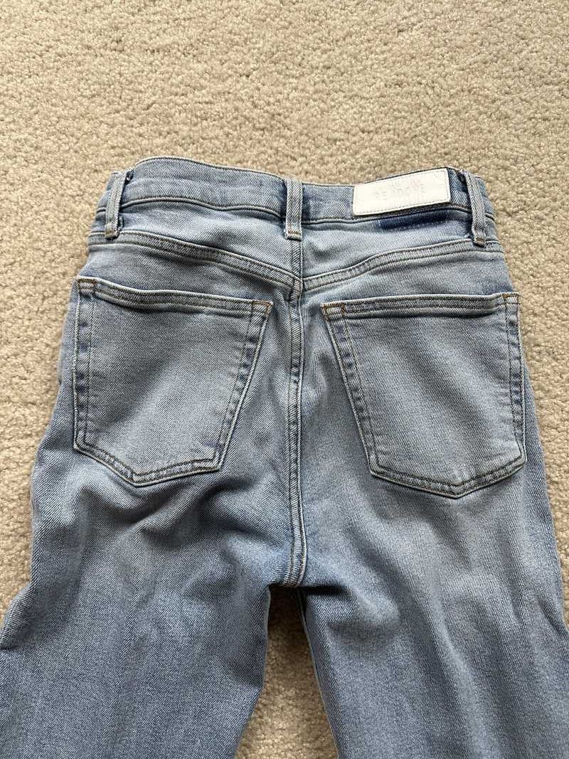 Comfort Stretch High Rise Ankle Crop - Mid 90s sold by Re/Done product image thumbnail 4