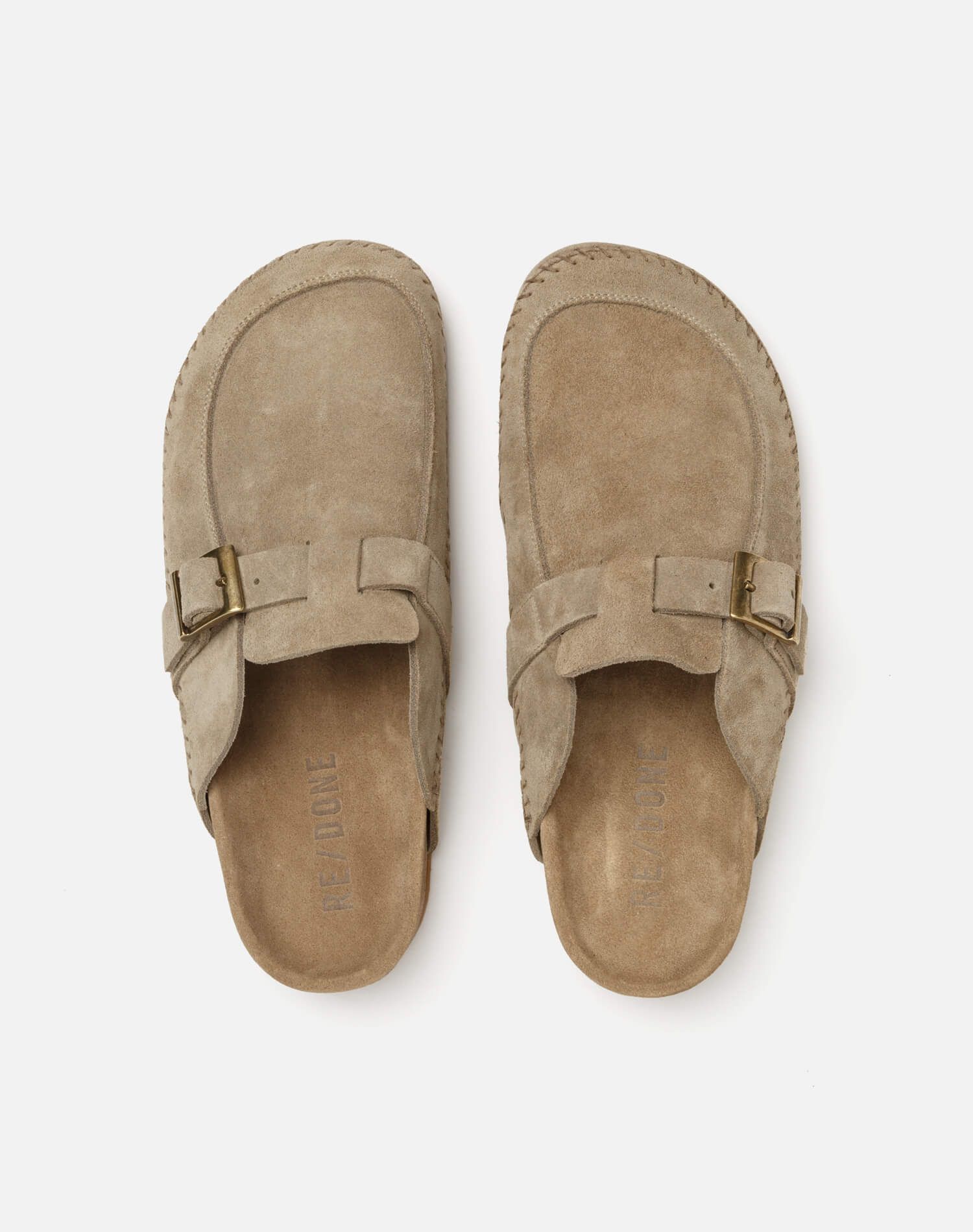 70s Moc Slide - Taupe Suede sold by Re/Done product image thumbnail 4