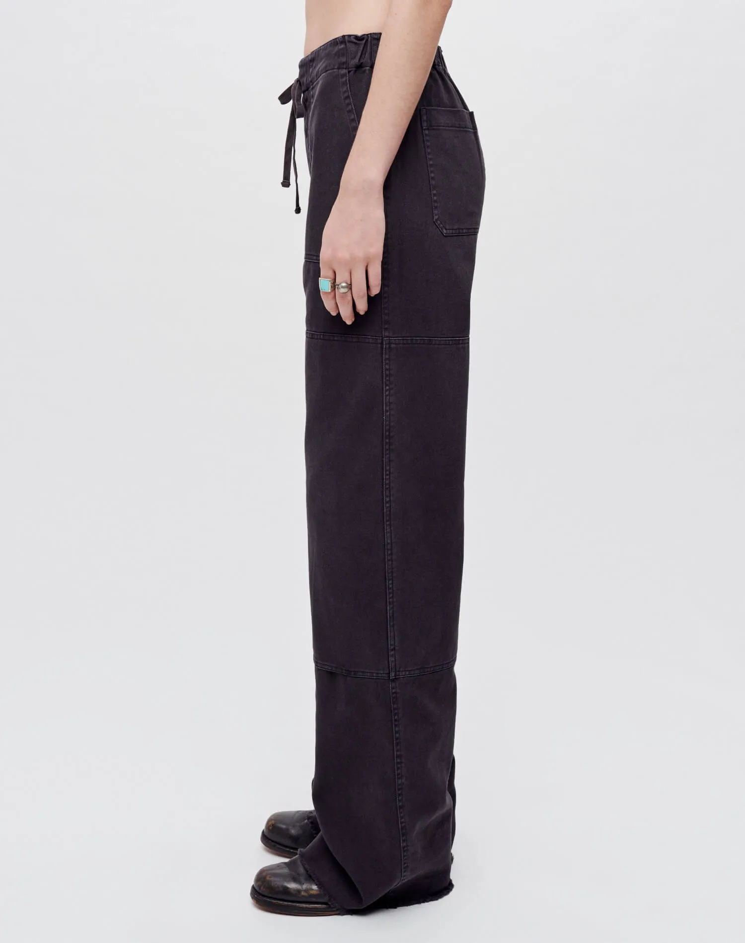 Beach Pant - Washed Black sold by Re/Done product image thumbnail 3