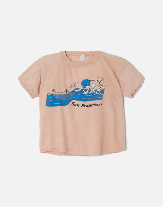 70s San Francisco Crop Tee sold by Re/Done
