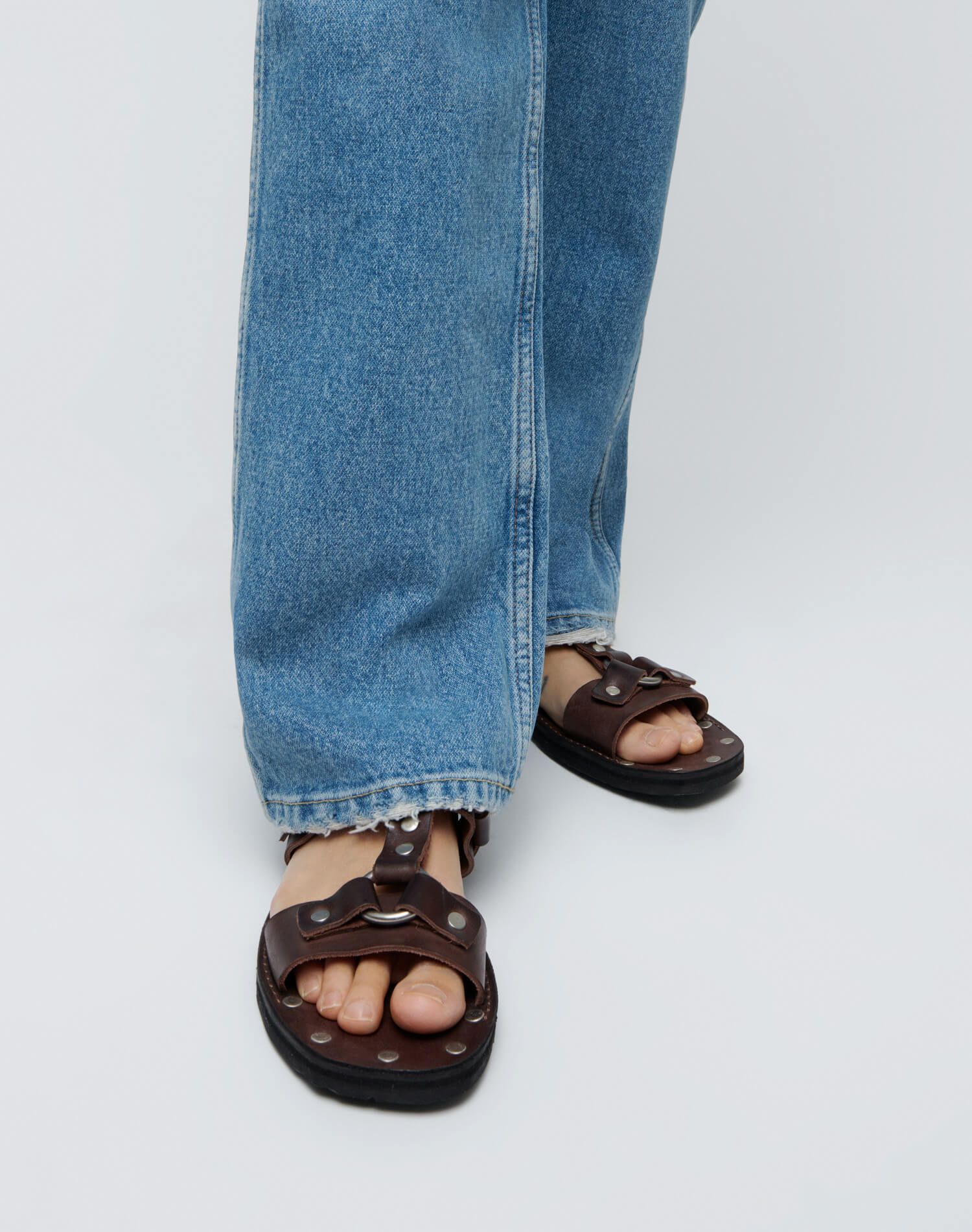 70s Tire Tread Sandal - Worn Brown sold by Re/Done product image thumbnail 3