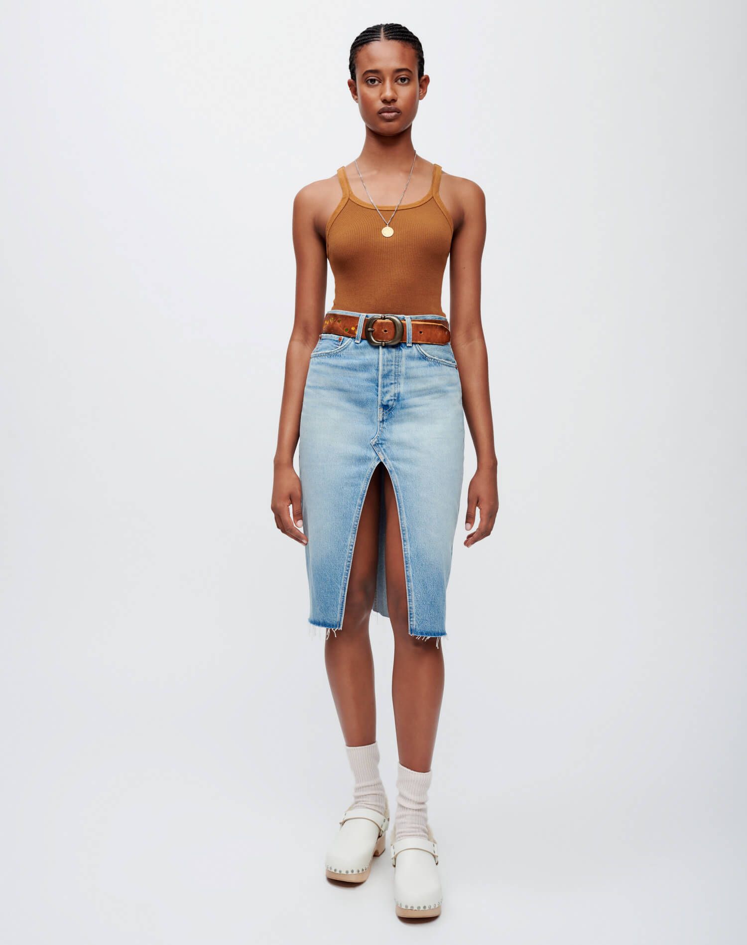 Ribbed Tank - Ginger sold by Re/Done product image thumbnail 2