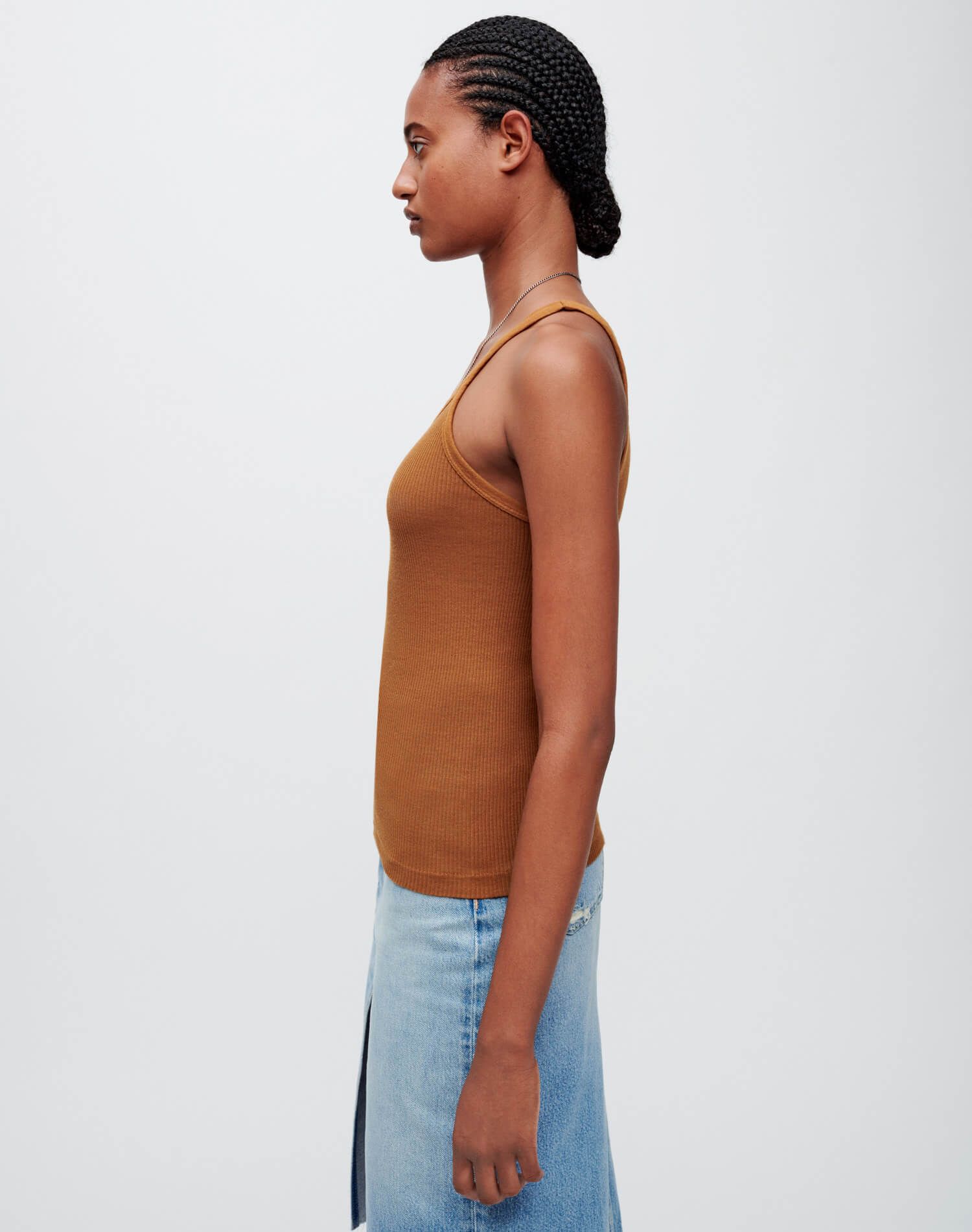Ribbed Tank - Ginger sold by Re/Done product image thumbnail 4