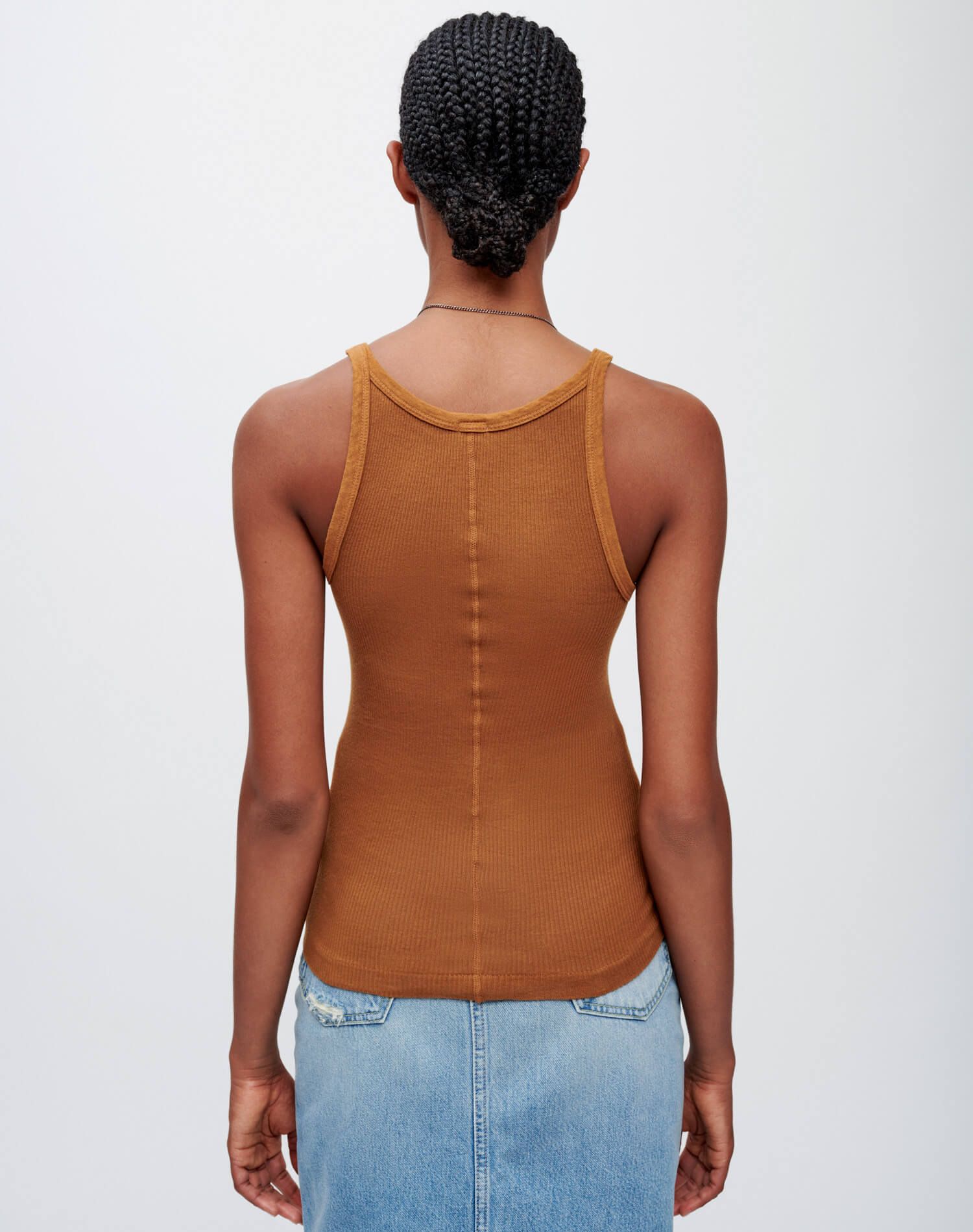 Ribbed Tank - Ginger sold by Re/Done product image thumbnail 5