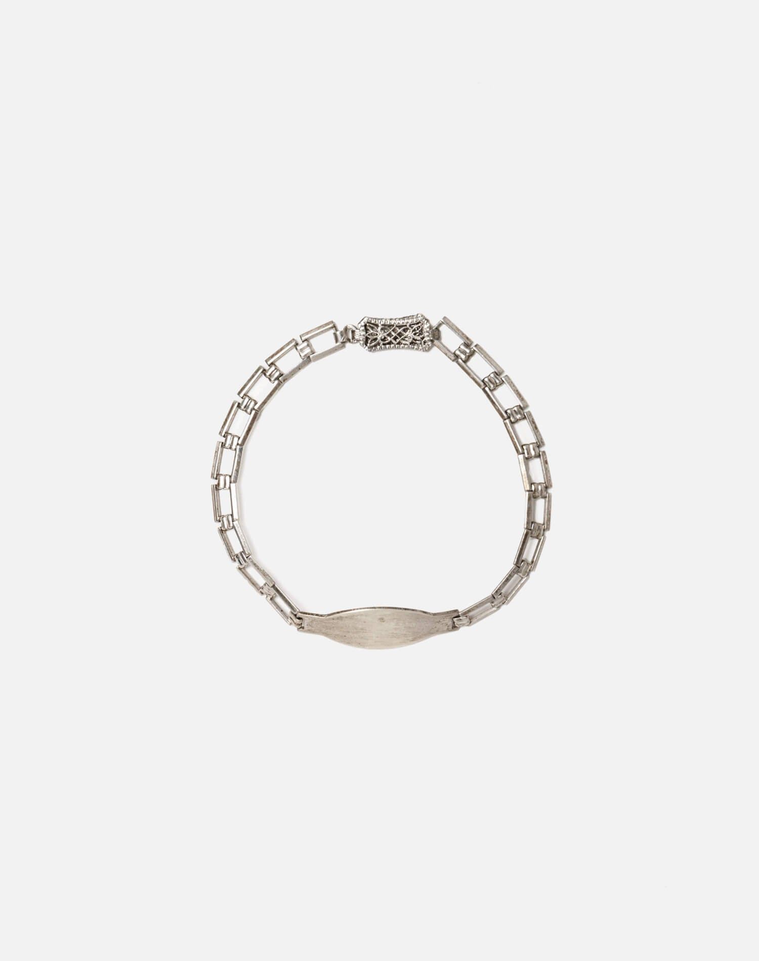 30s Engravable Sterling ID Bracelet sold by Re/Done