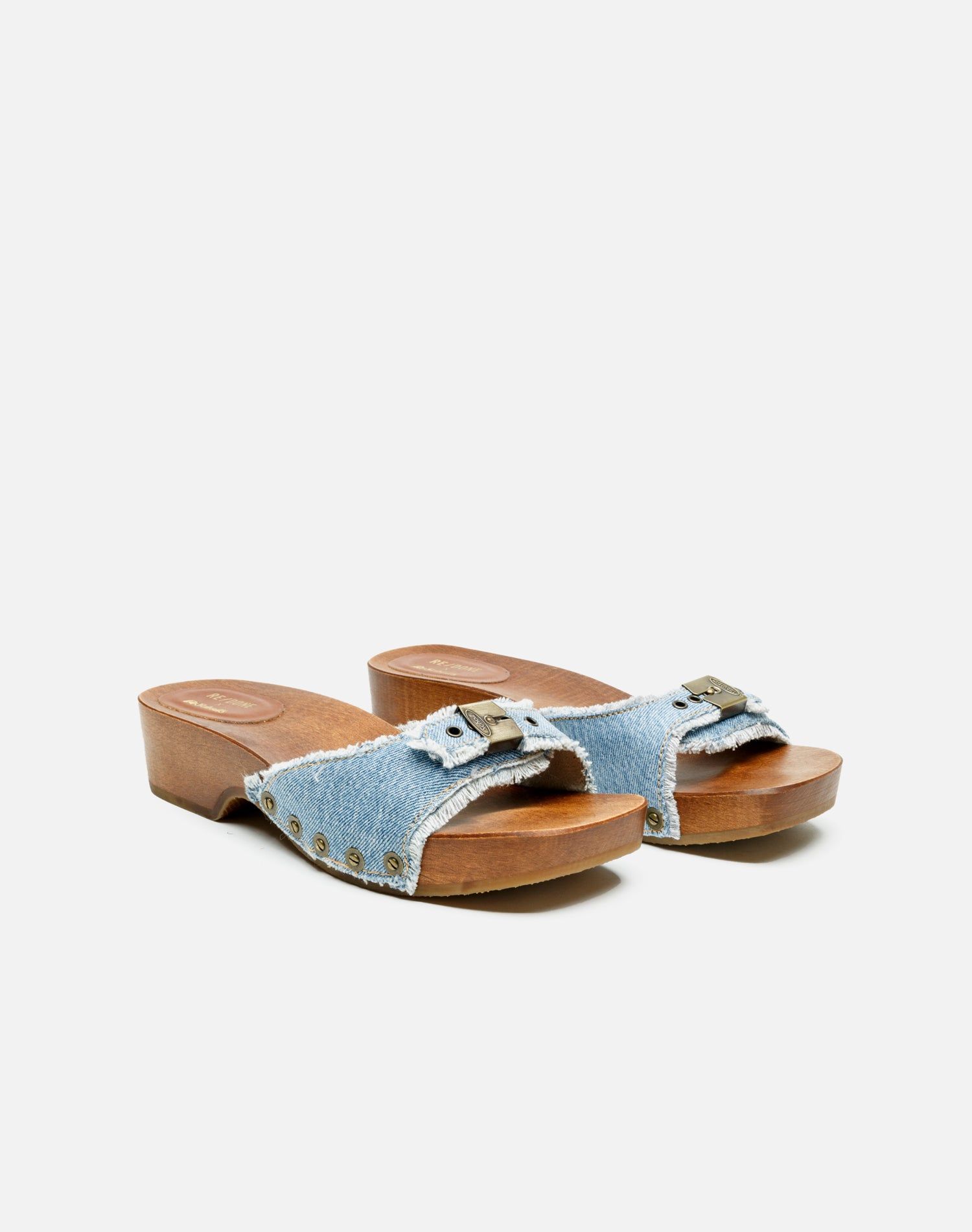 Scholl Clog Sandal - Washed Denim sold by Re/Done product image thumbnail 2
