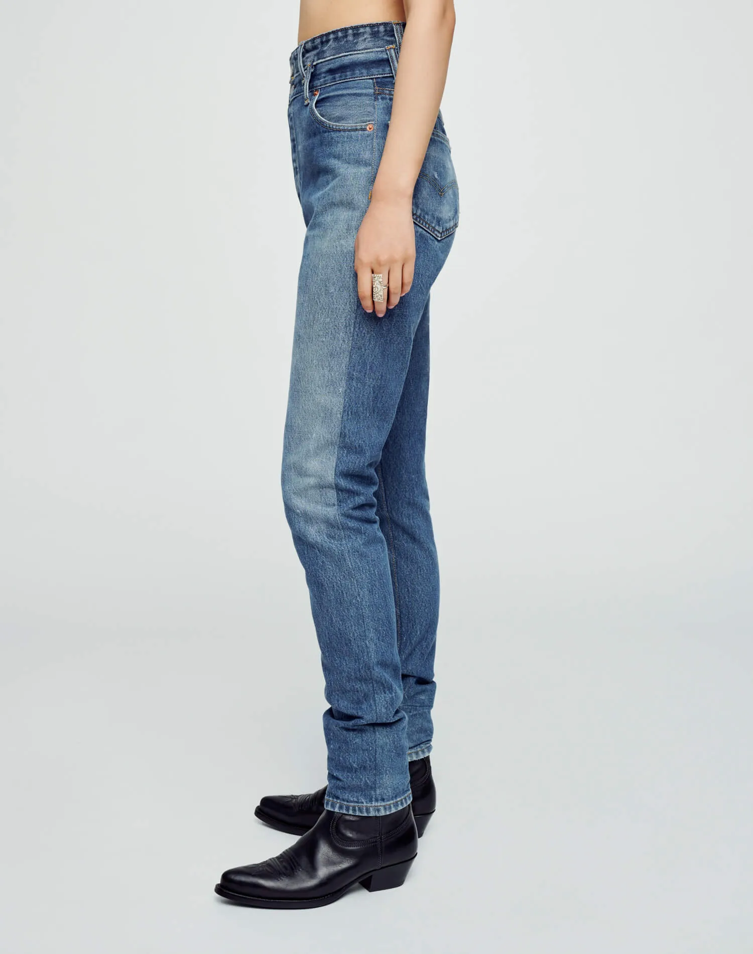 Levi's Double Waisted Drainpipe - Indigo sold by Re/Done product image thumbnail 3