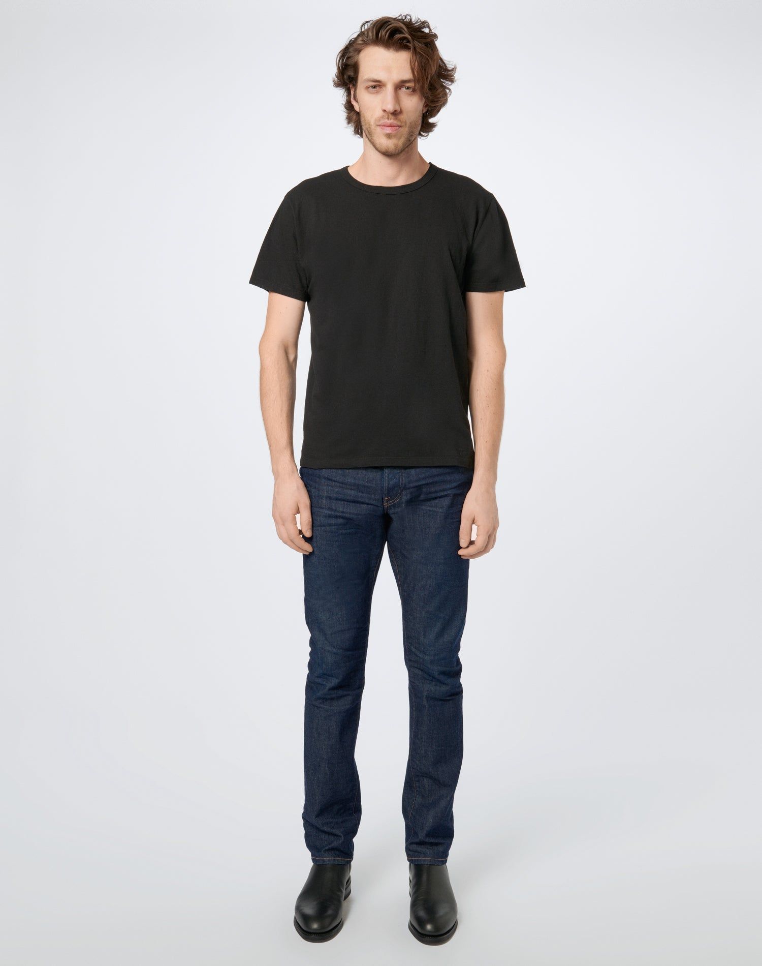 Modern Tee - Black sold by Re/Done product image thumbnail 4