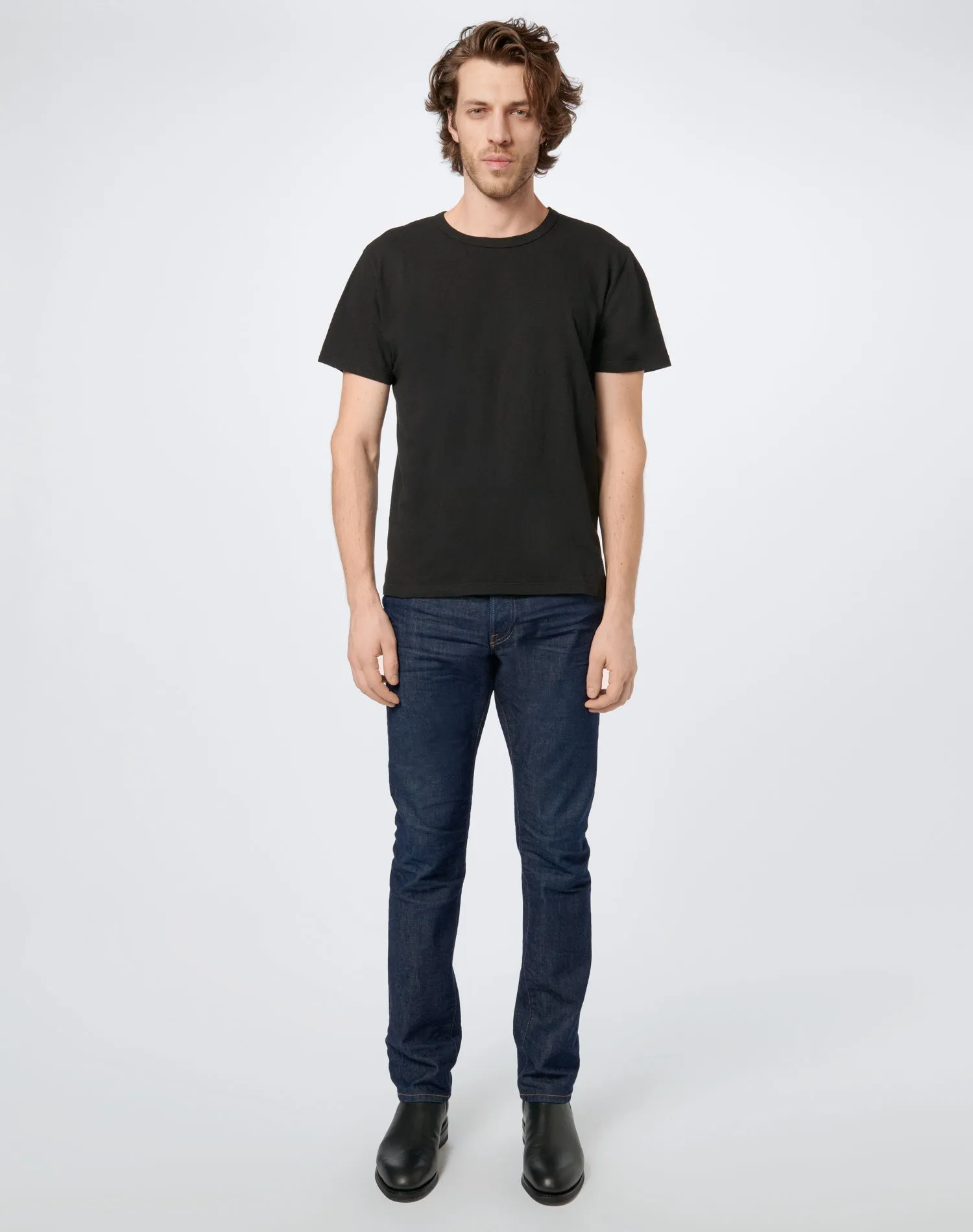 Long Modern Tee - Black sold by Re/Done product image thumbnail 4