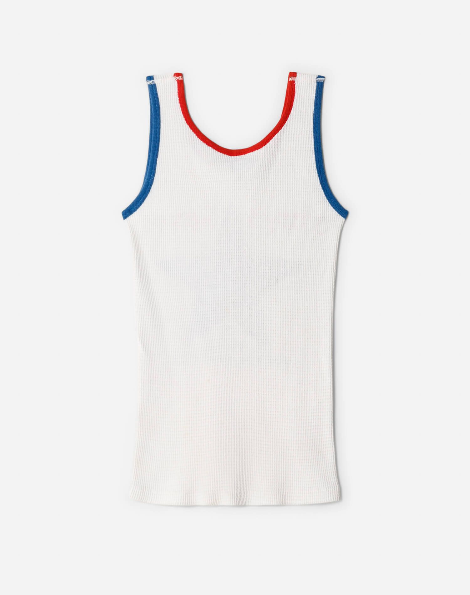 60s Ziggy's Shop Two Tone Waffle Ringer Tank sold by Re/Done product image thumbnail 2