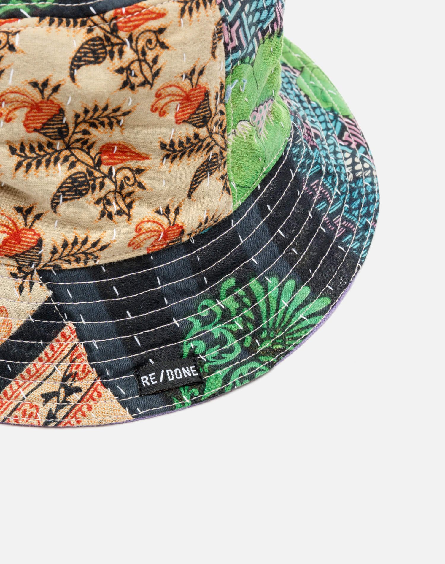 Upcycled Quilt Bucket Hat - #41 sold by Re/Done product image thumbnail 3