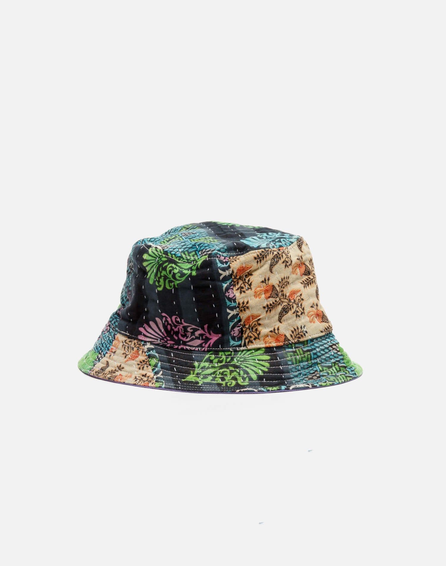 Upcycled Quilt Bucket Hat - #41 sold by Re/Done product image thumbnail 2