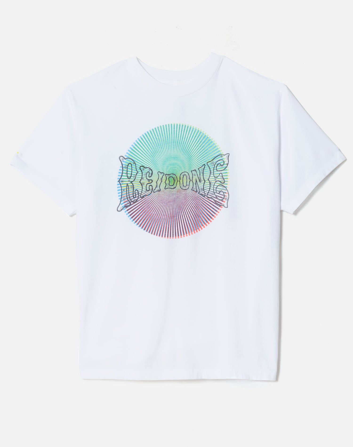 Classic "RE/DONE Spiral" Tee - Optic White sold by Re/Done